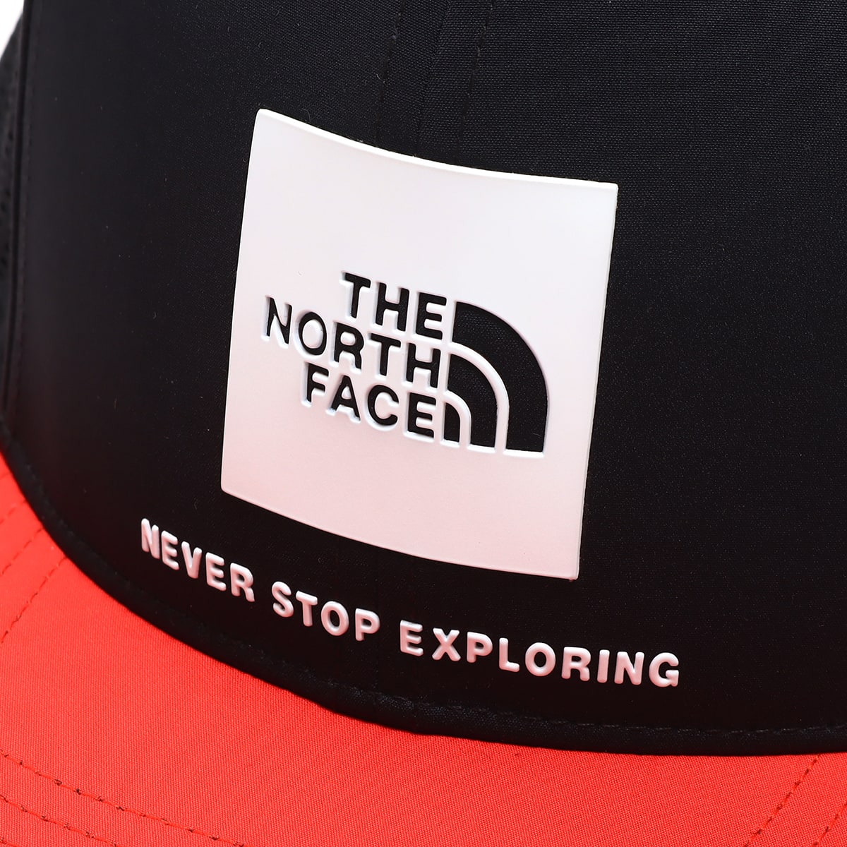 THE NORTH FACE TECH LOGO CAP ホライズンレッド×ブラック 22FW-Iの画像