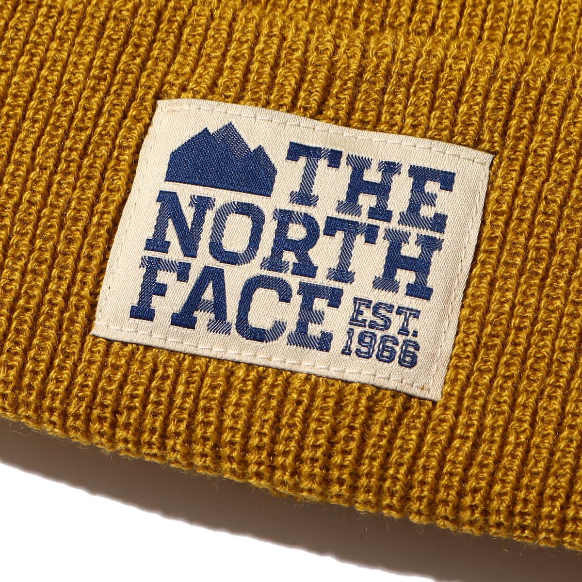 THE NORTH FACE STITCHWORK BEANIE ミネラルゴールド 22FW-Iの画像