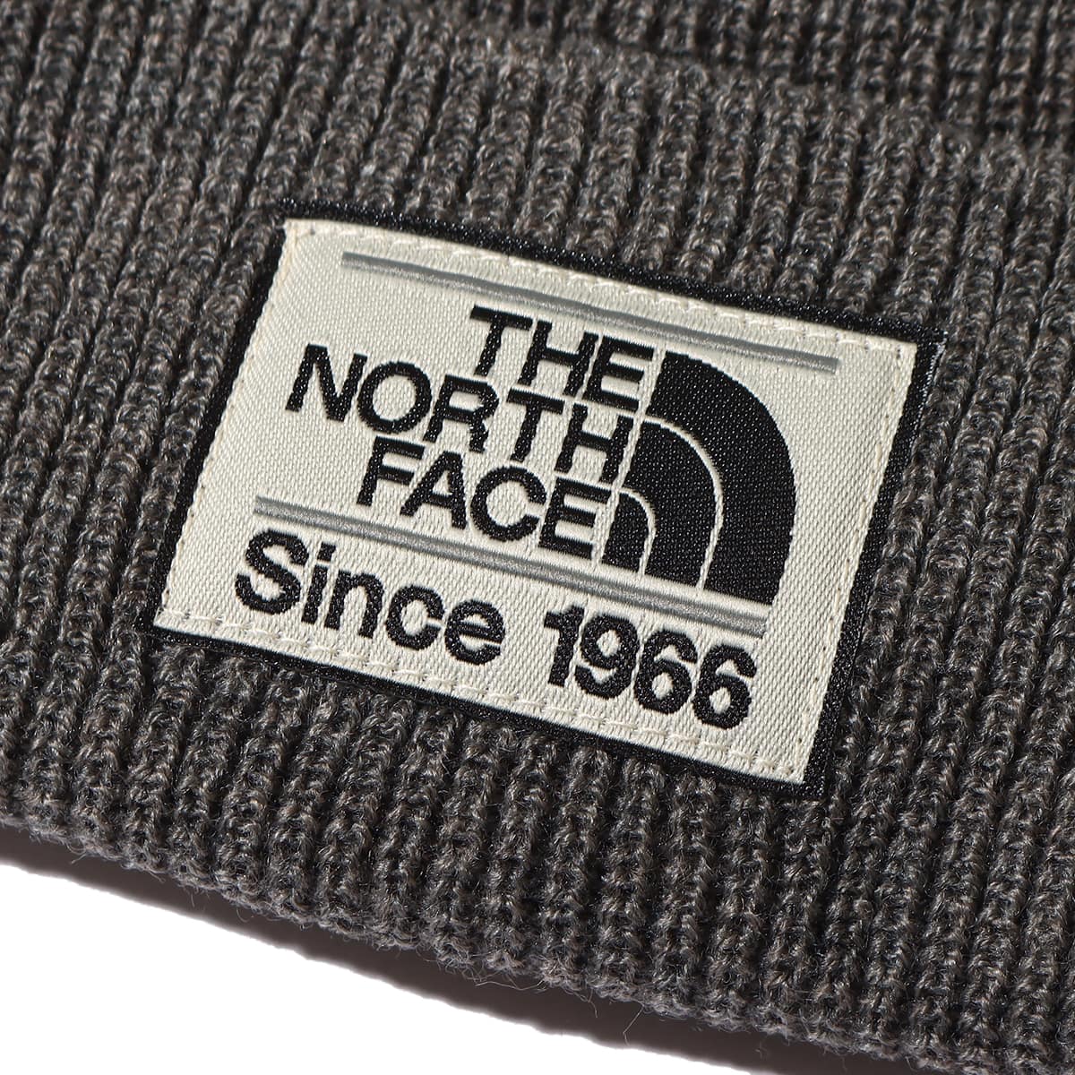 THE NORTH FACE STITCHWORK BEANIE ミックスチャコールの画像