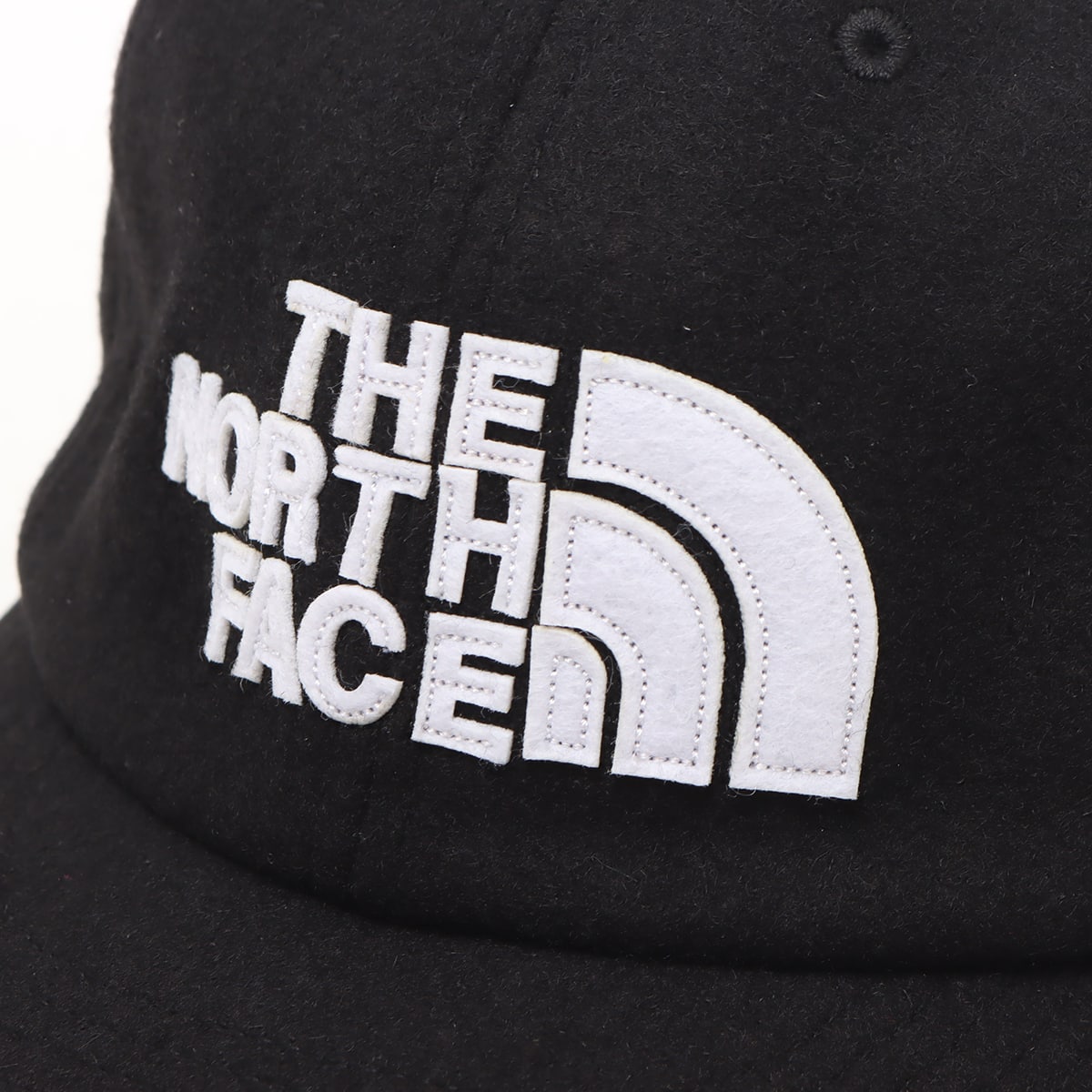 THE NORTH FACE TNF LOGO FLANNEL CAP BLACK の画像