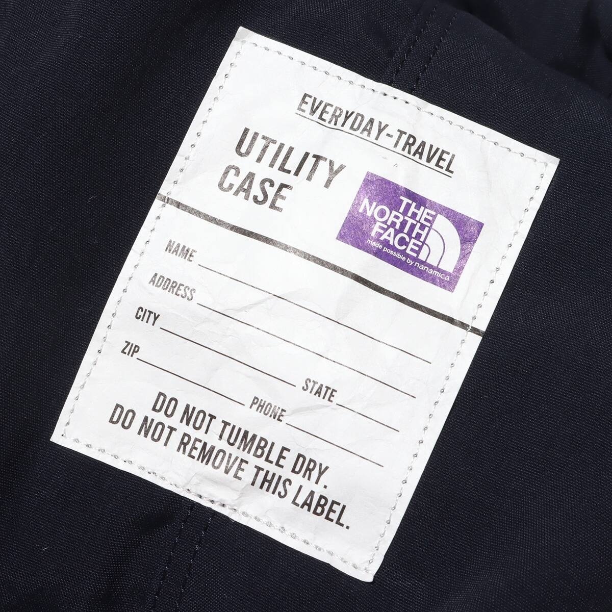 THE NORTH FACE PURPLE LABEL Field Utility Case Navy 23FW-Iの画像