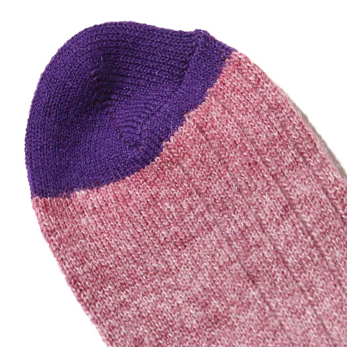 THE NORTH FACE Fade Wool Crew ビートルート×TNFパープル の画像