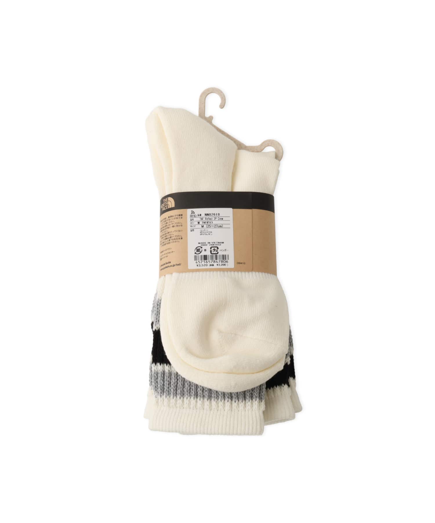 THE NORTH FACE TNF REFLECT 2P CREW TNFホワイトの画像