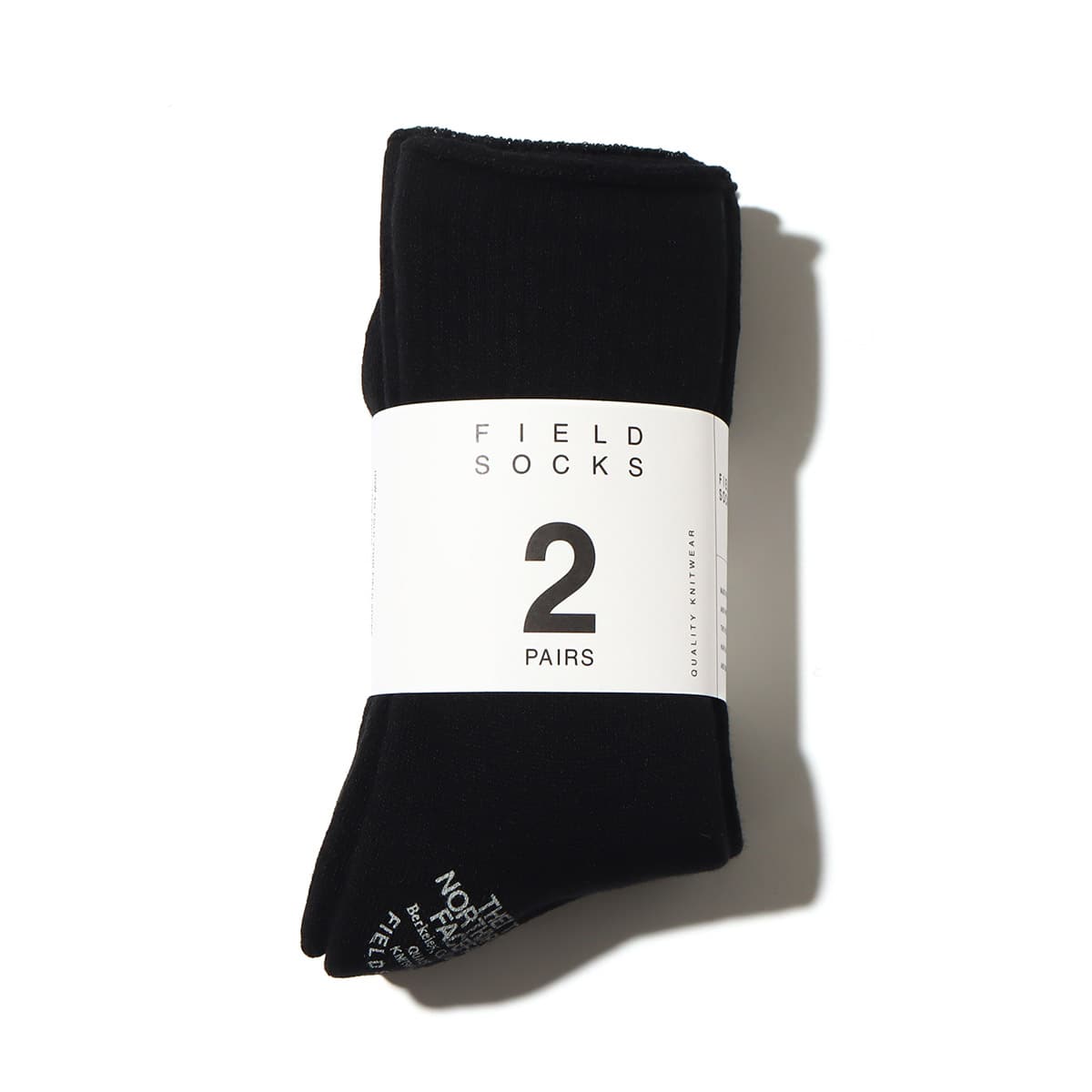 THE NORTH FACE PURPLE LABEL Pack Field Socks 2P Black の画像