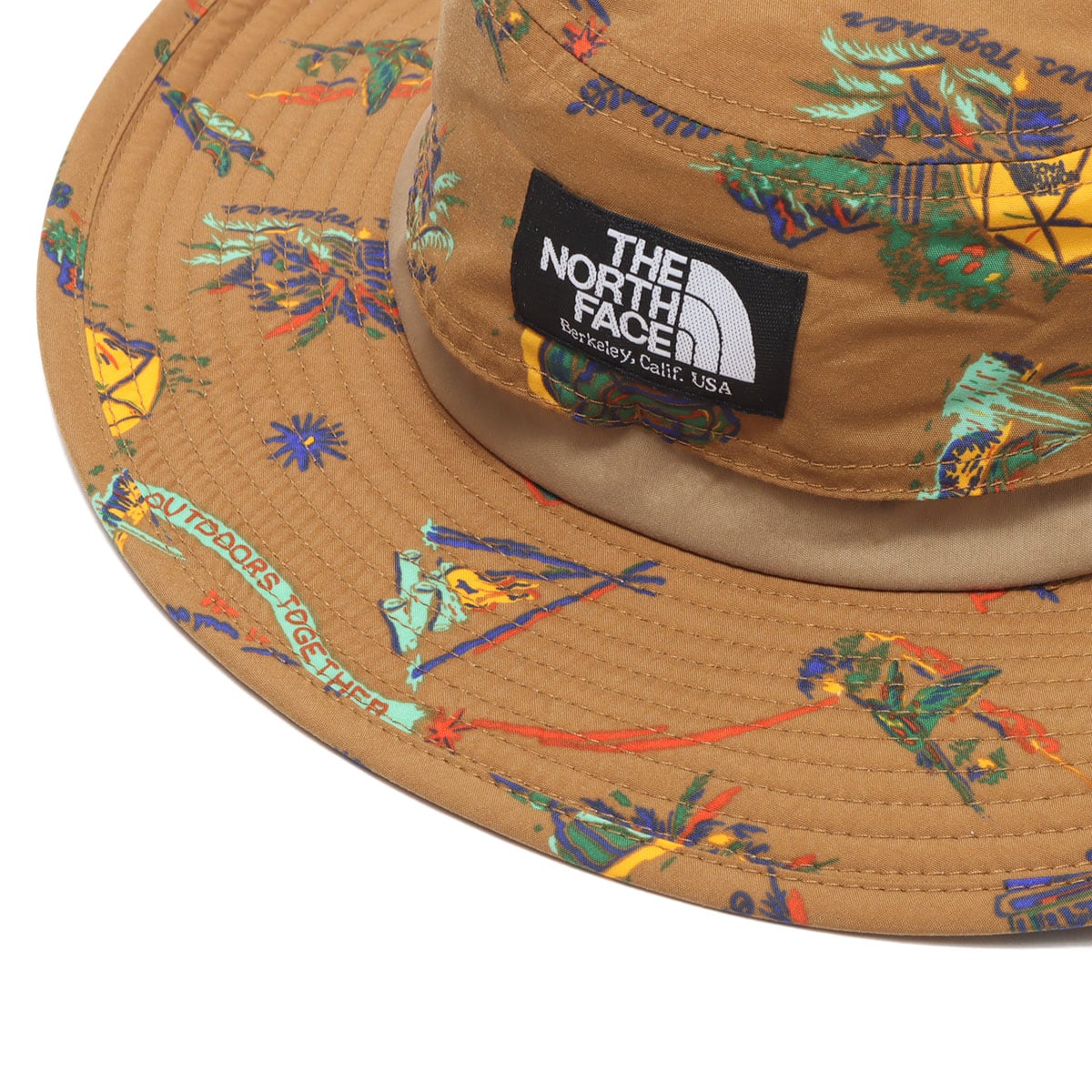 THE NORTH FACE KIDS NOVELTY HORIZON HAT TNFキャンプブラウン 23SS-Iの画像