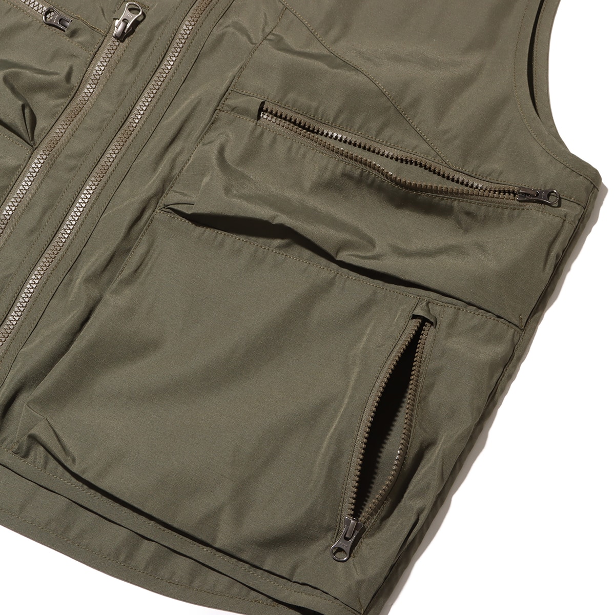 THE NORTH FACE PURPLE LABEL Mountain Wind Vest Oliveの画像