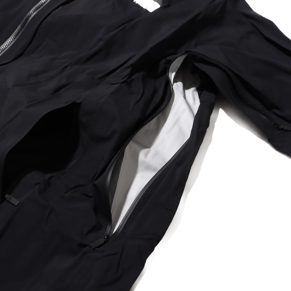 THE NORTH FACE MTY PICKAPACK RAIN COAT BLACKの画像
