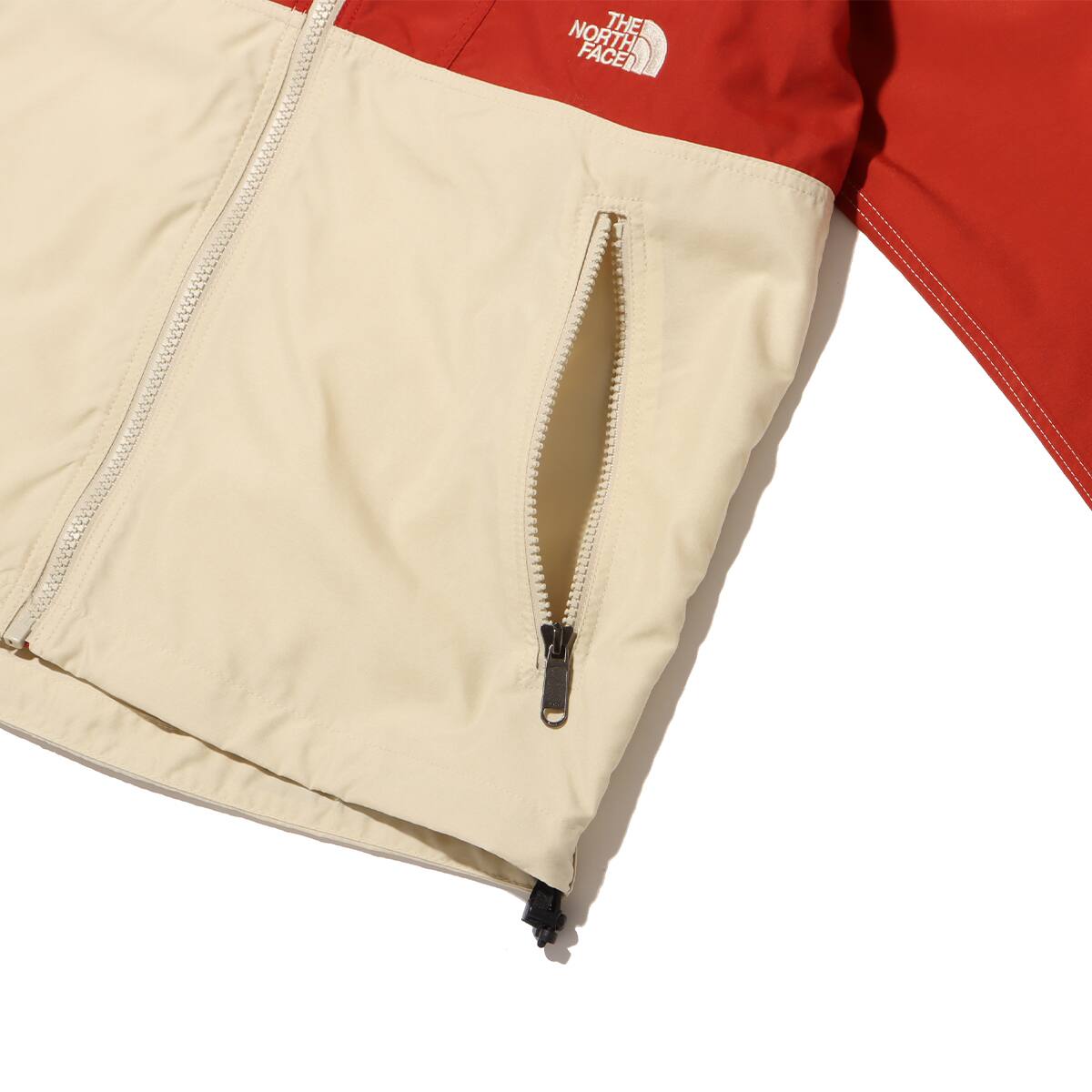 THE NORTH FACE Womens Compact Jacket アイアンレッド×グラベル