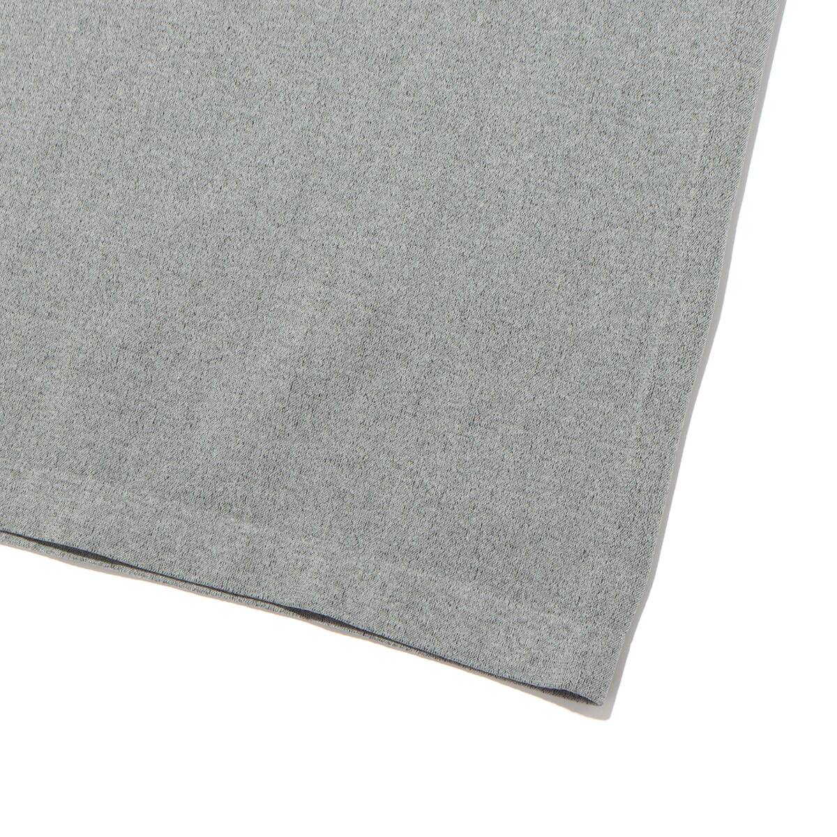 THE NORTH FACE S/S JACQUARD SQUARE LOGO CREW MIX GRAY の画像