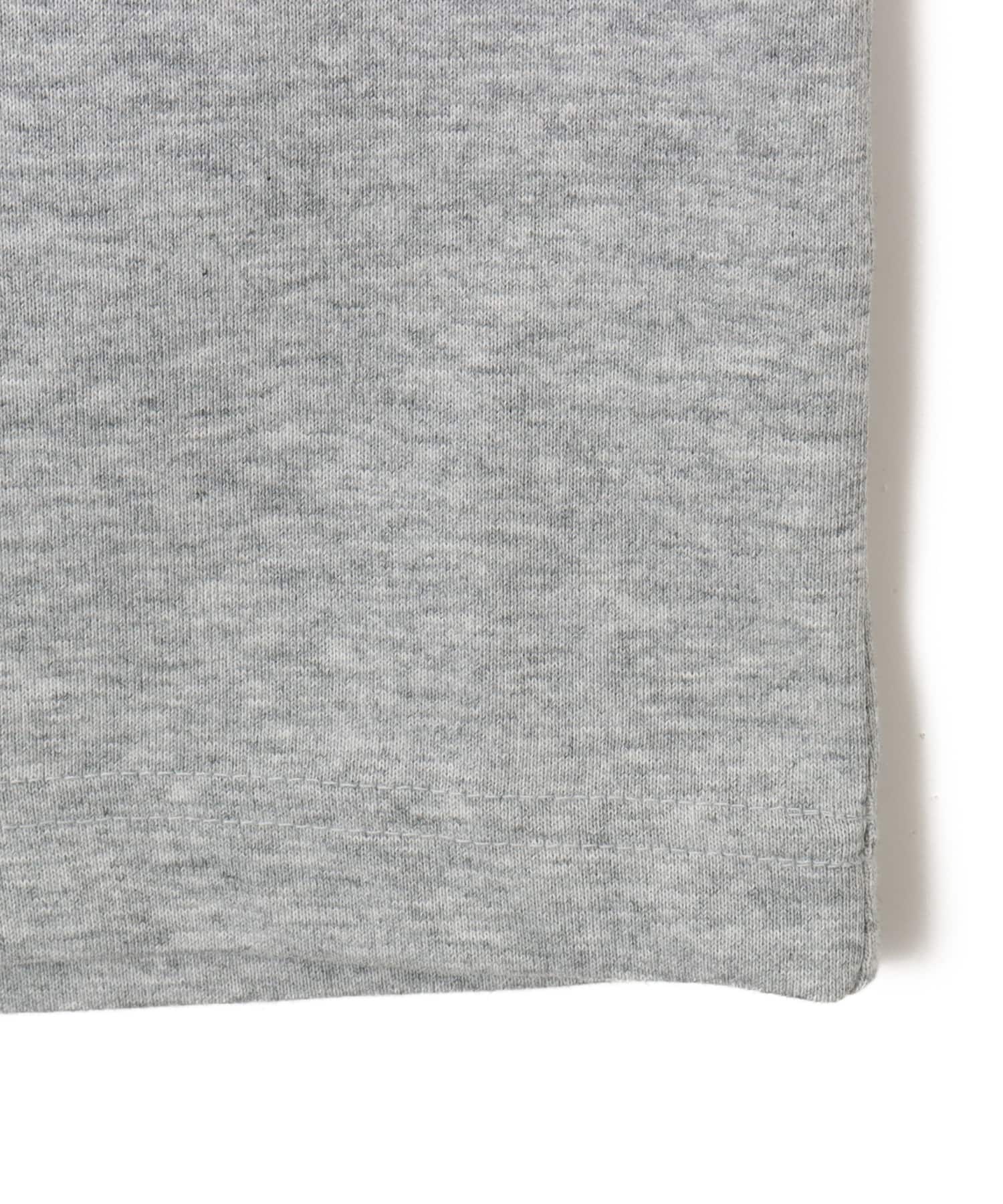 THE NORTH FACE L/S Back Square Logo Tee ミックスグレーxグレーの画像