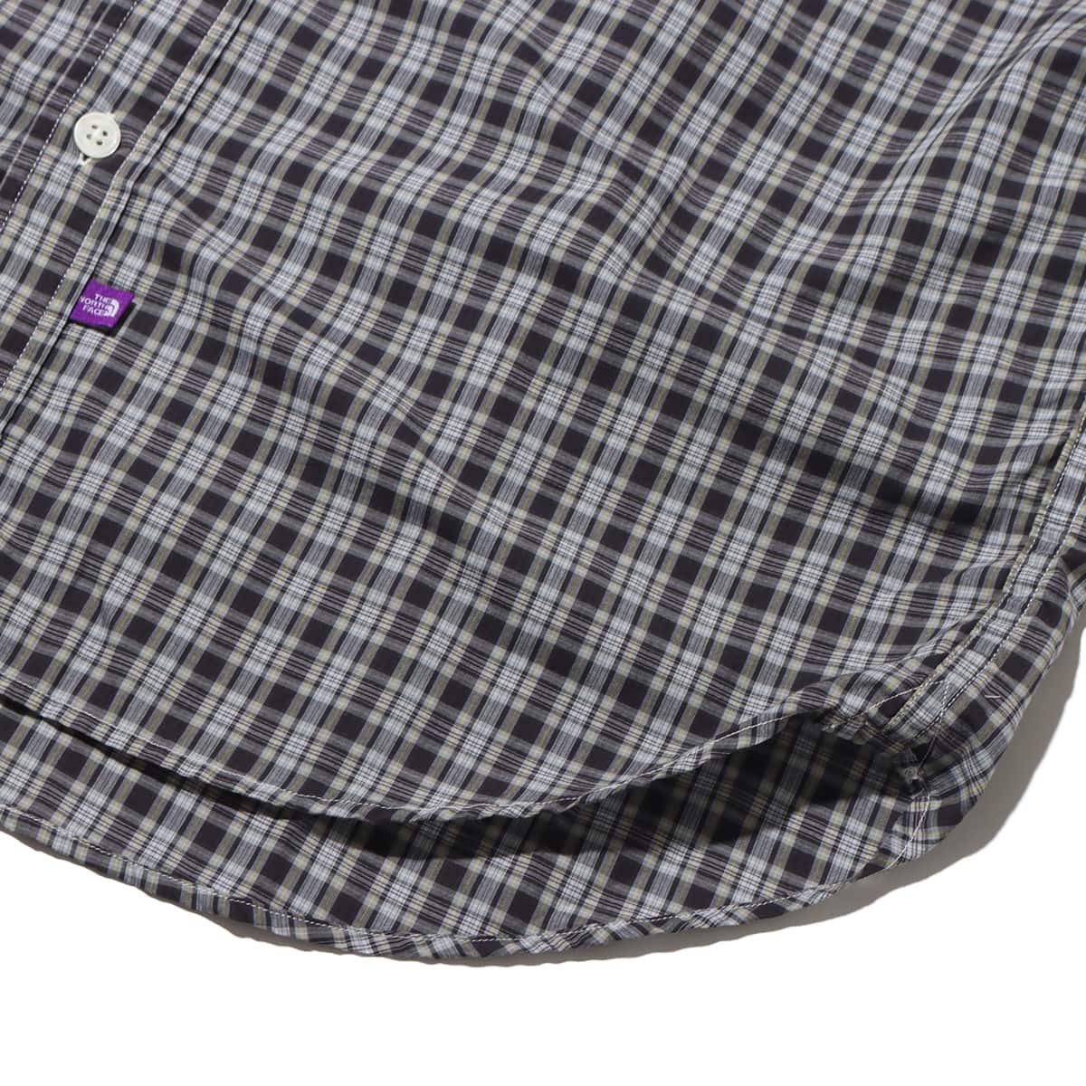 THE NORTH FACE PURPLE LABEL Button Down Plaid Field Shirt Gray 23FW-Iの画像
