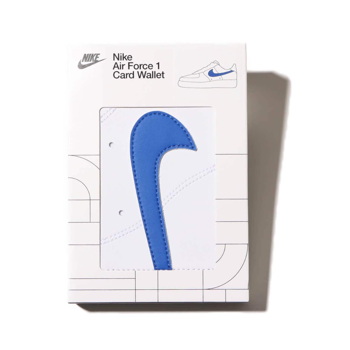 NIKE AIR FORCE 1 CARD WALLET ホワイト/ゲームロイヤル/ホワイトの画像