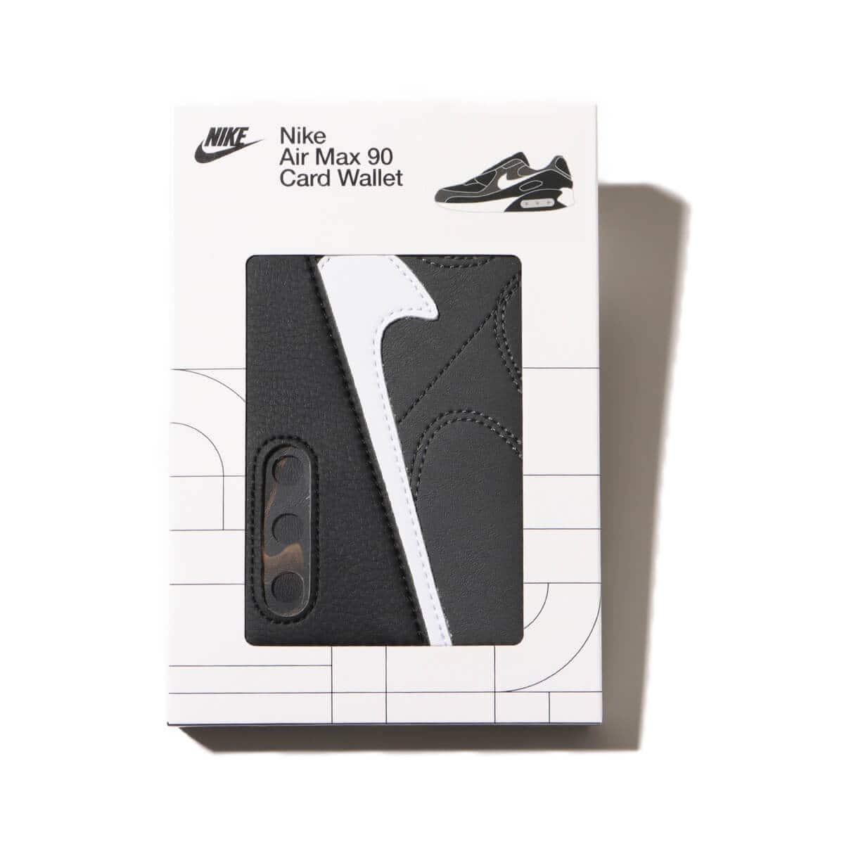 NIKE AIR MAX 90 CARD WALLET ダークスモークグレー/ブラック/ホワイトの画像