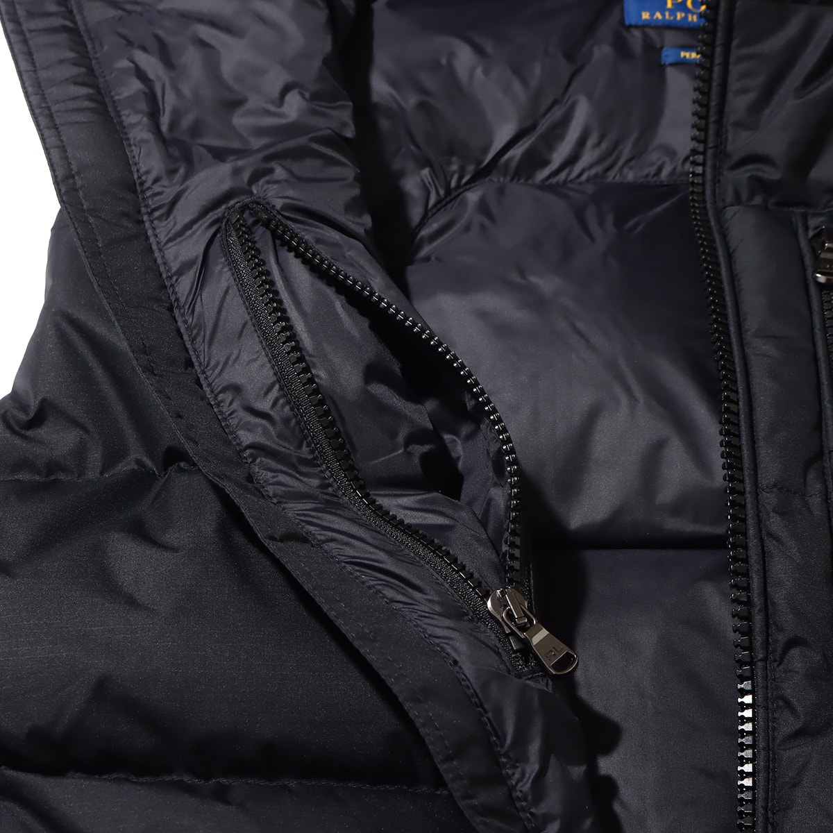 POLO RALPH LAUREN EL CAP VEST-DOWN FILL-VEST POLO BLACK 22FW-Iの画像