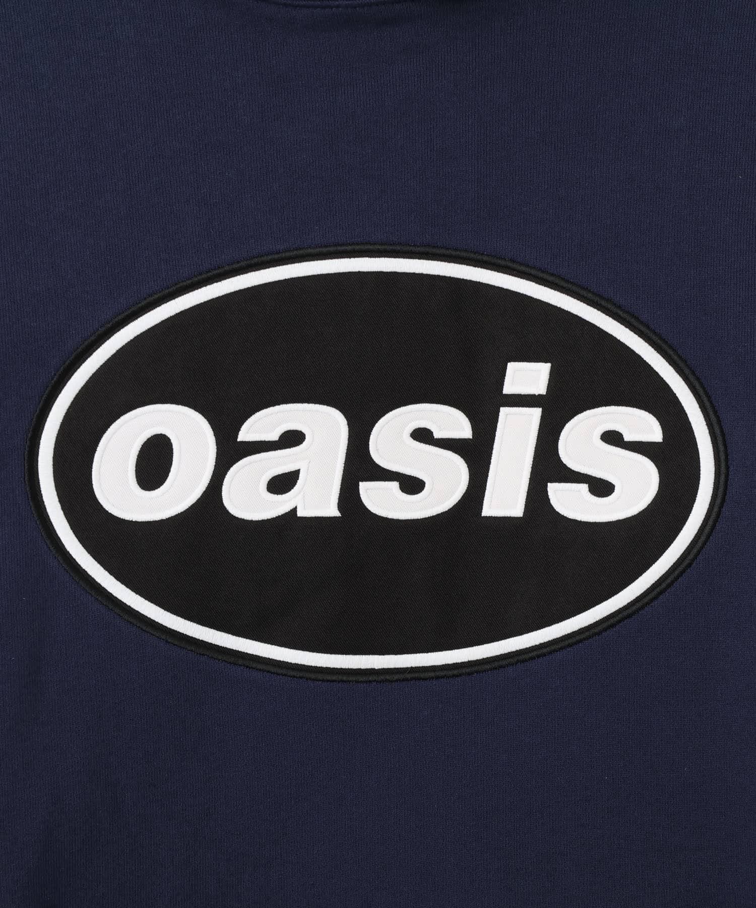 PLEASURES x OASIS KNEBWORTH HOODIE NAVYの画像