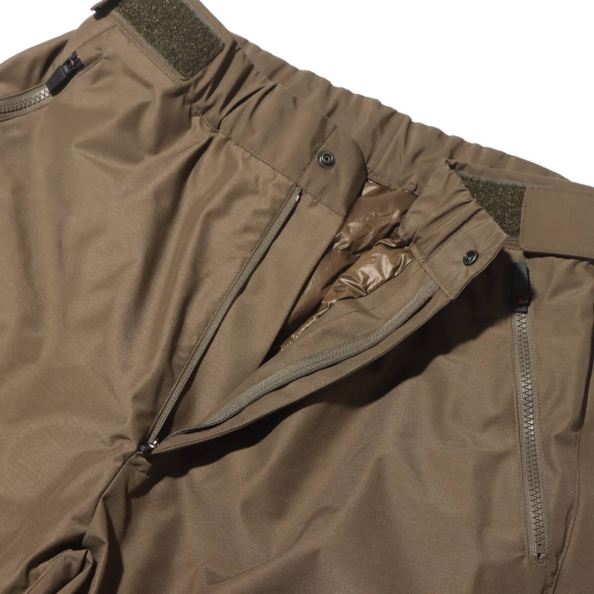 snow peak FR 2L Down Pants Olive 23FA-Iの画像