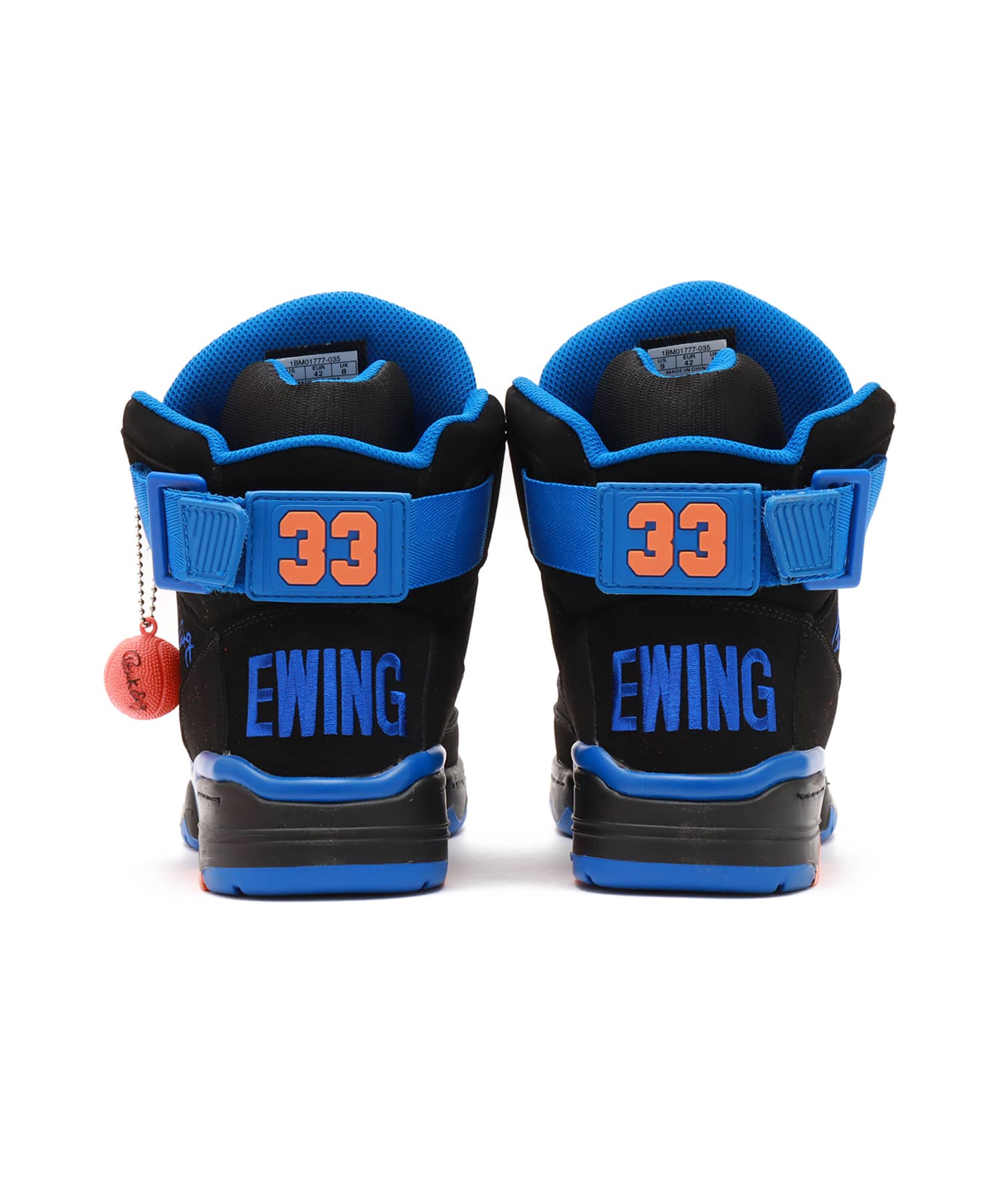 EWING 33 HI LEATHER Black/Royal/Orangeの画像