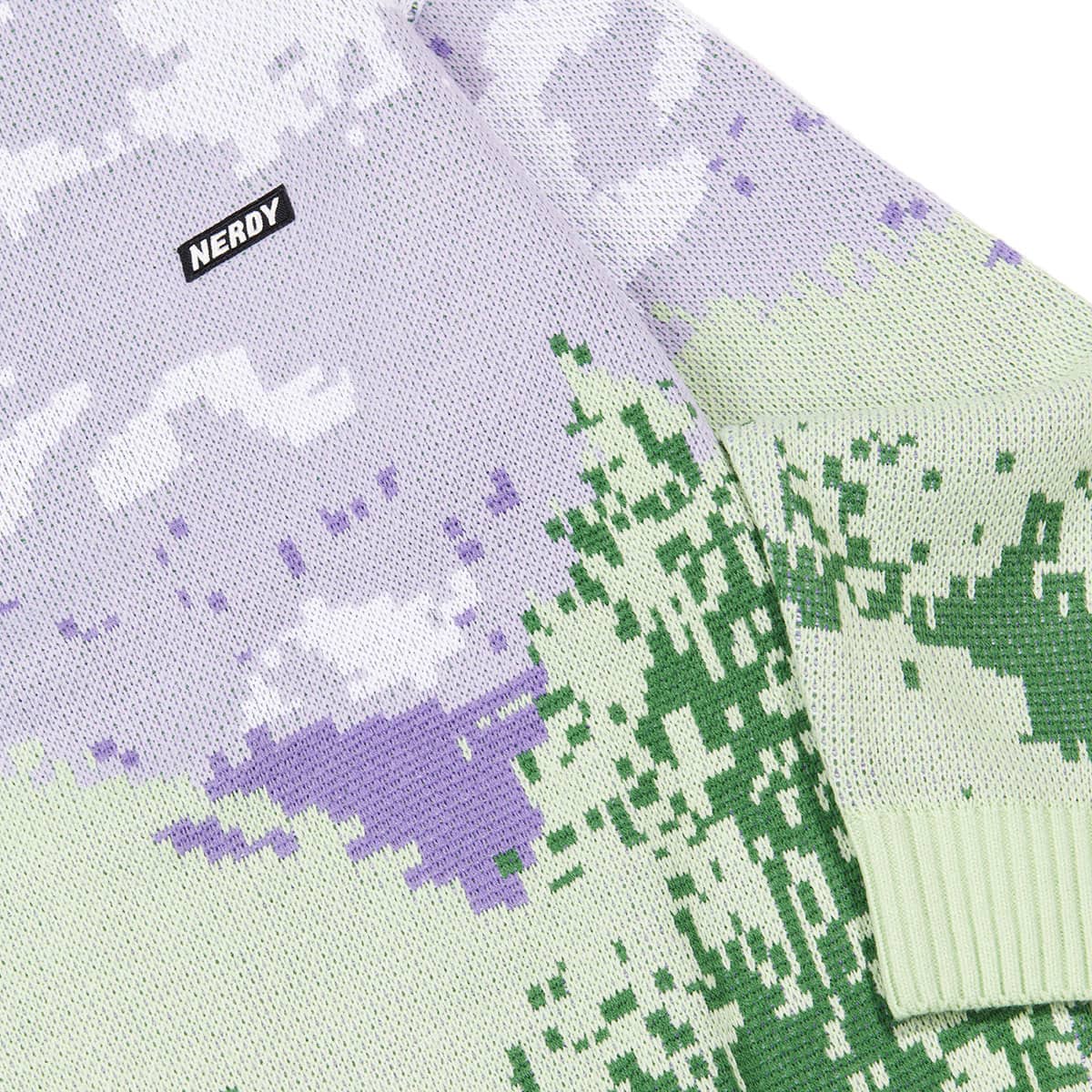 NERDY Mountain Crewneck Sweater PURPLE 21HO-Iの画像