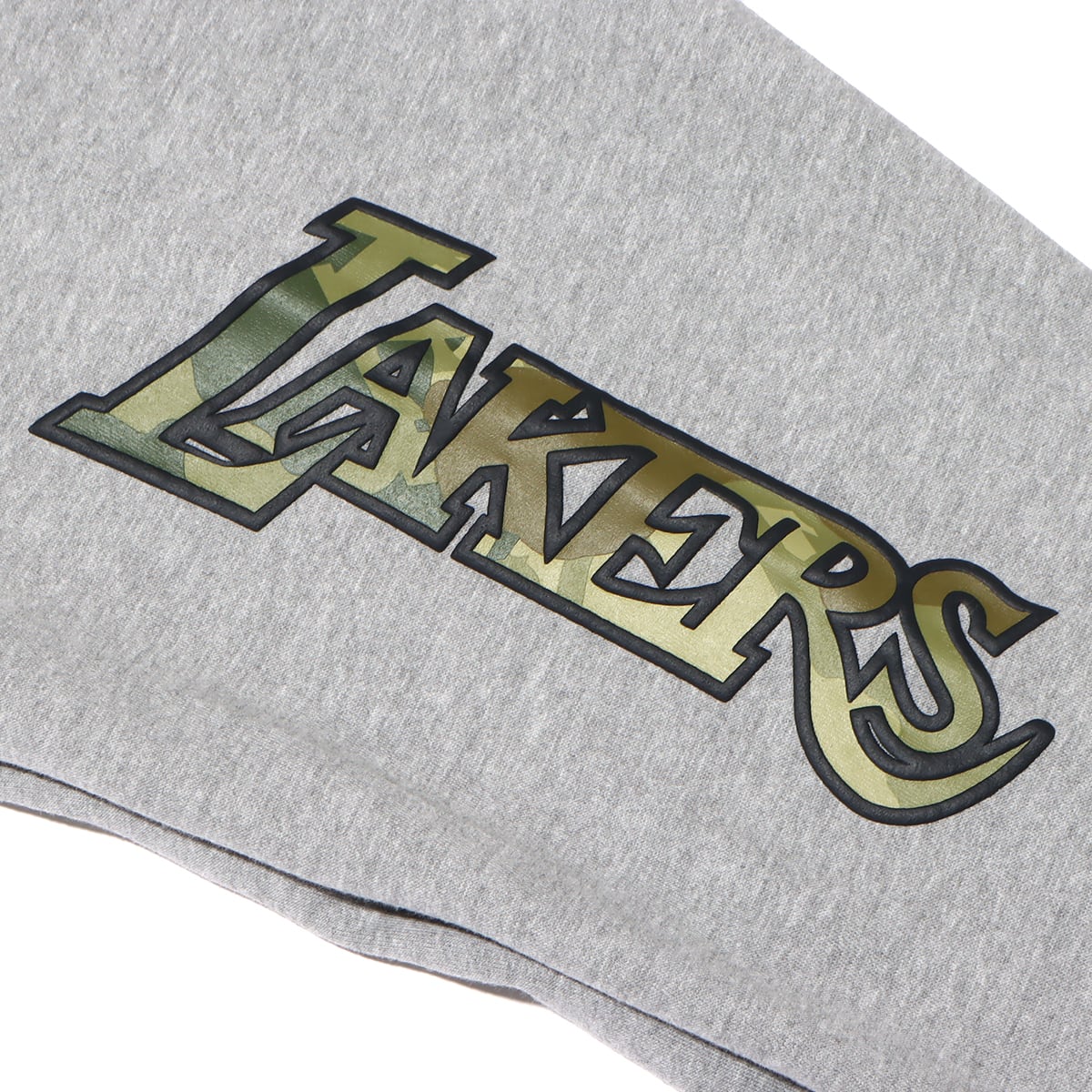 Mitchell & Ness Camo Sweatpants Lakers GRAY 22FW-Iの画像