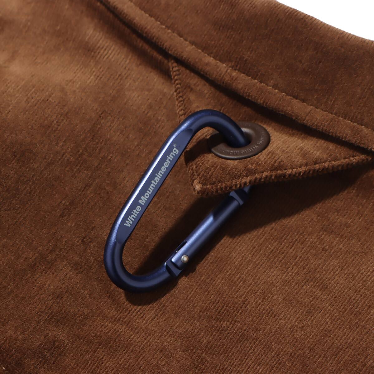 WHITE MOUNTAINEERING STRETCHED CORDUROY LAPEL JACKET BROWN 21FA-Iの画像
