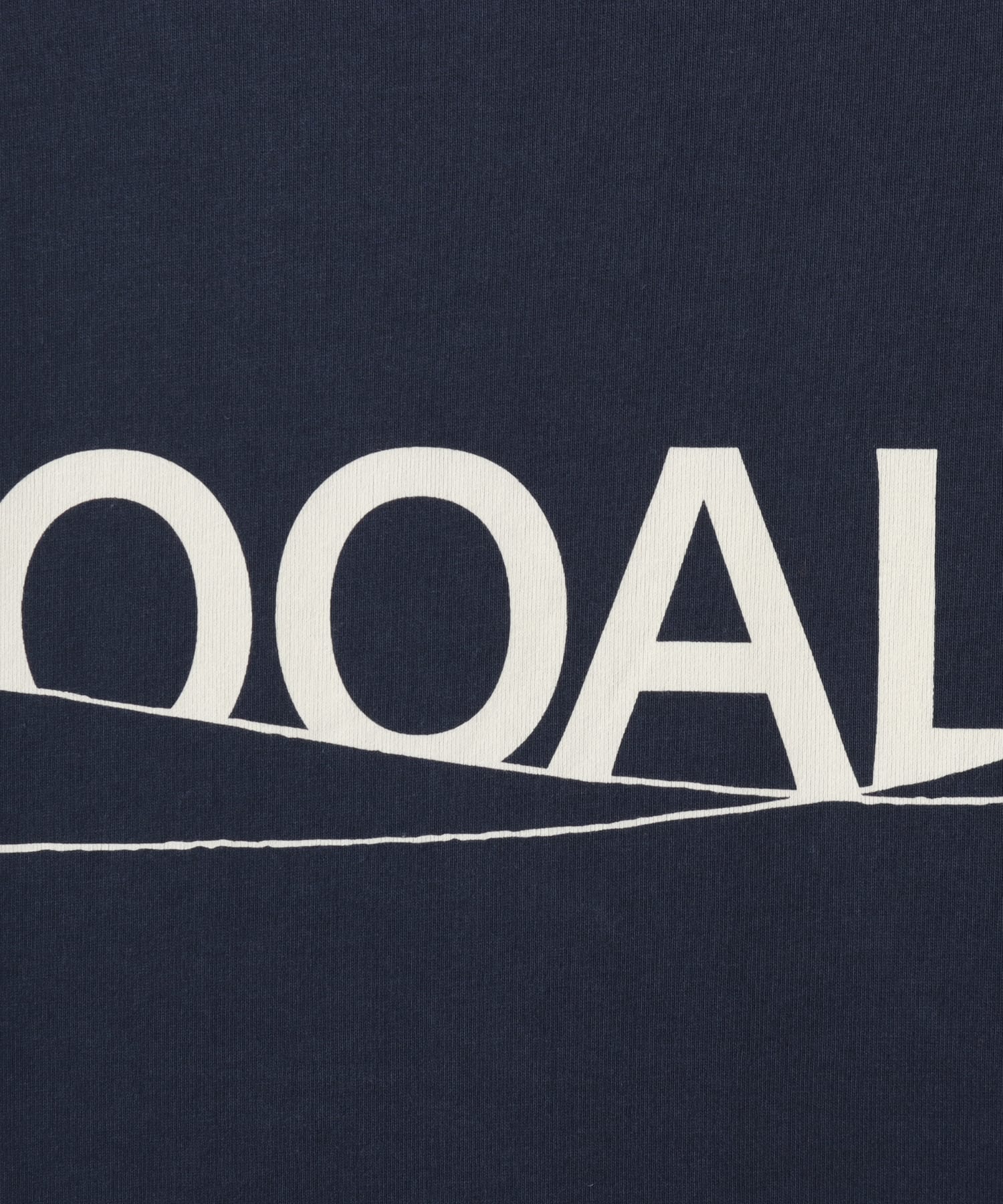 nanamica OOAL Graphic Tee Navyの画像