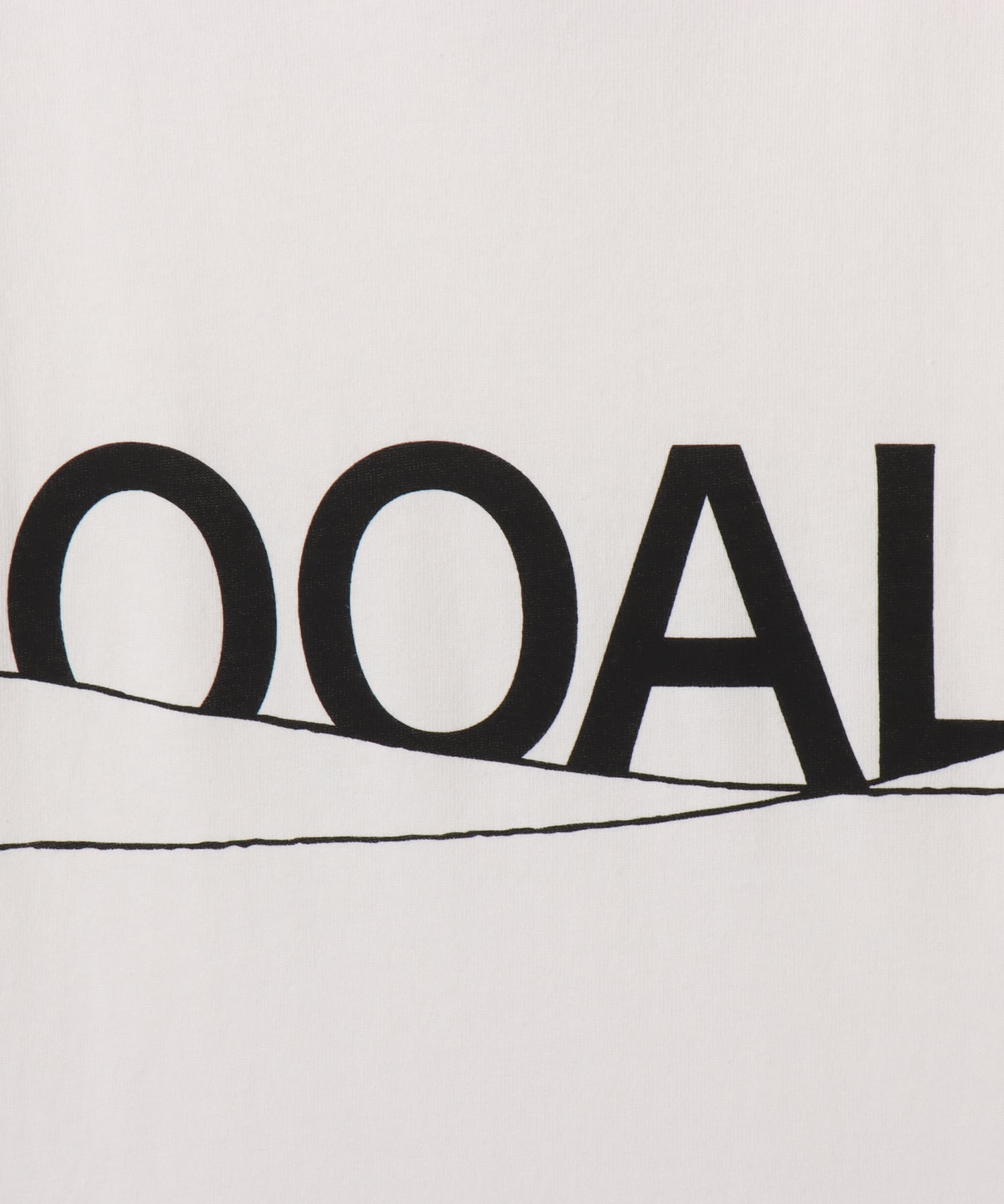 nanamica OOAL Graphic Tee Off Whiteの画像