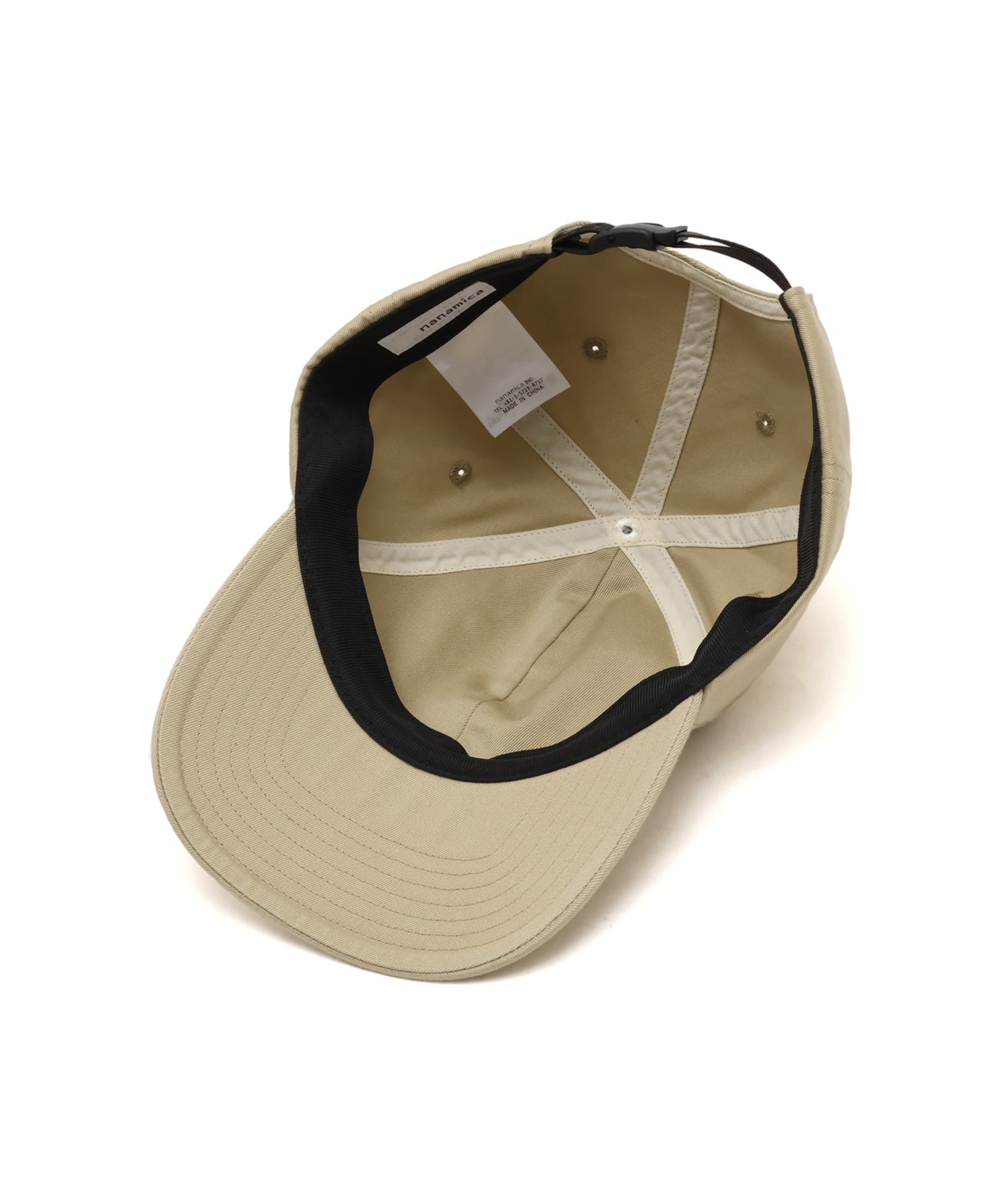 nanamica WASHED CHINO CAP KHAKIの画像
