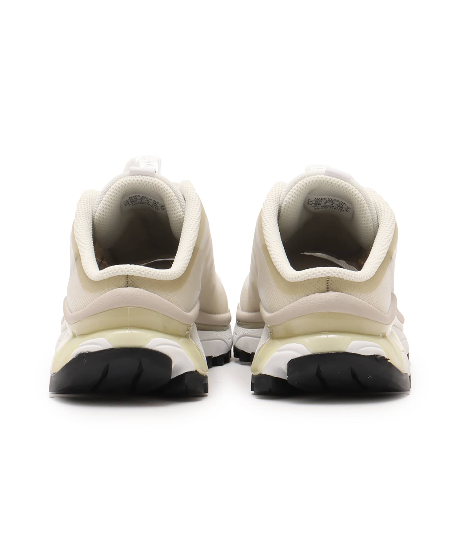 MM6 x SALOMON XT-4 ミュール White/Green Haz/Silverの画像