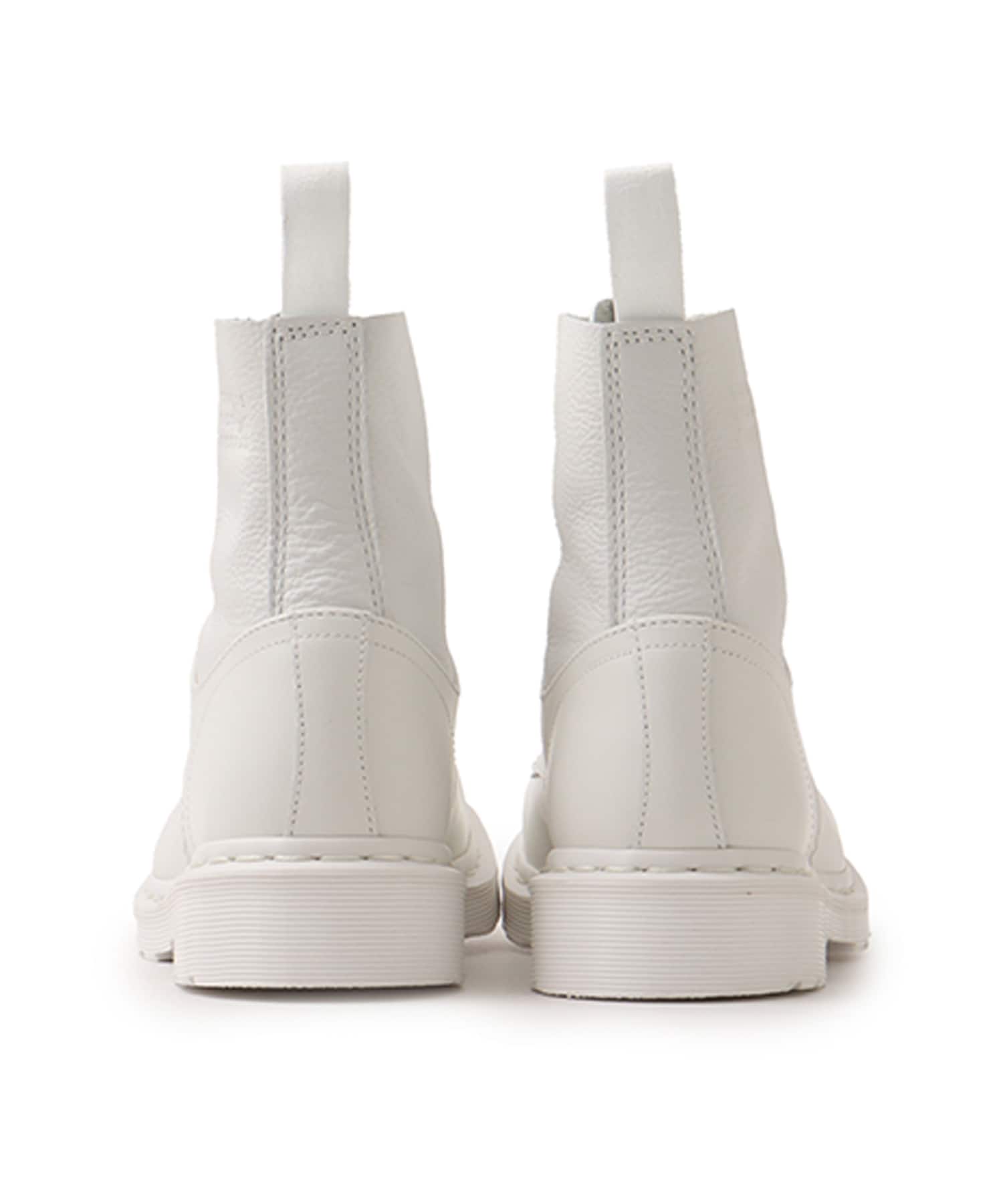 MM6 x DR MARTENS 1460 8-EYE NO STEEL TOE Vintage Smooth/White Virginia/Whiteの画像