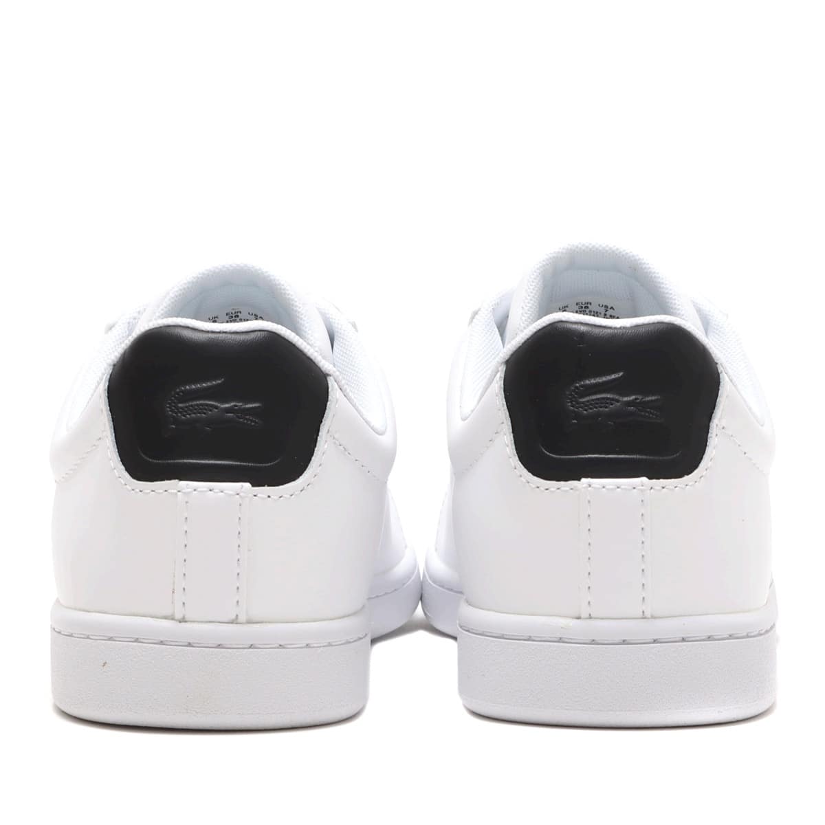 LACOSTE CARNABY EVO 0121 2 WHITE/BLACK 21FA-Iの画像