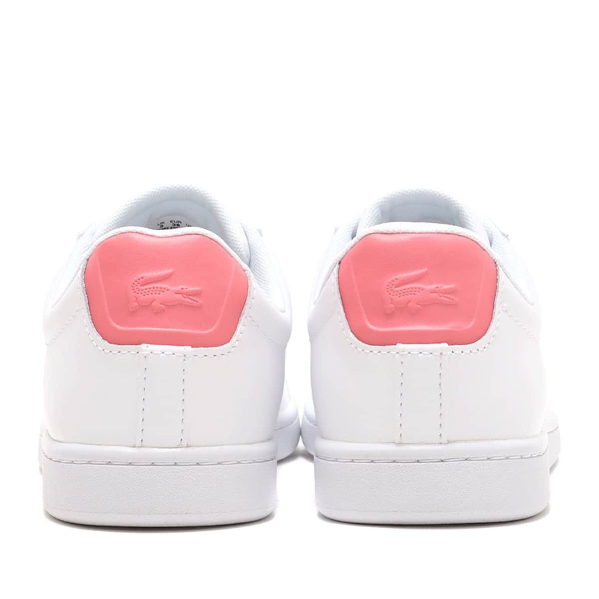 LACOSTE CARNABY EVO 0121 2 WHITE/DK.PINK 21FA-Iの画像