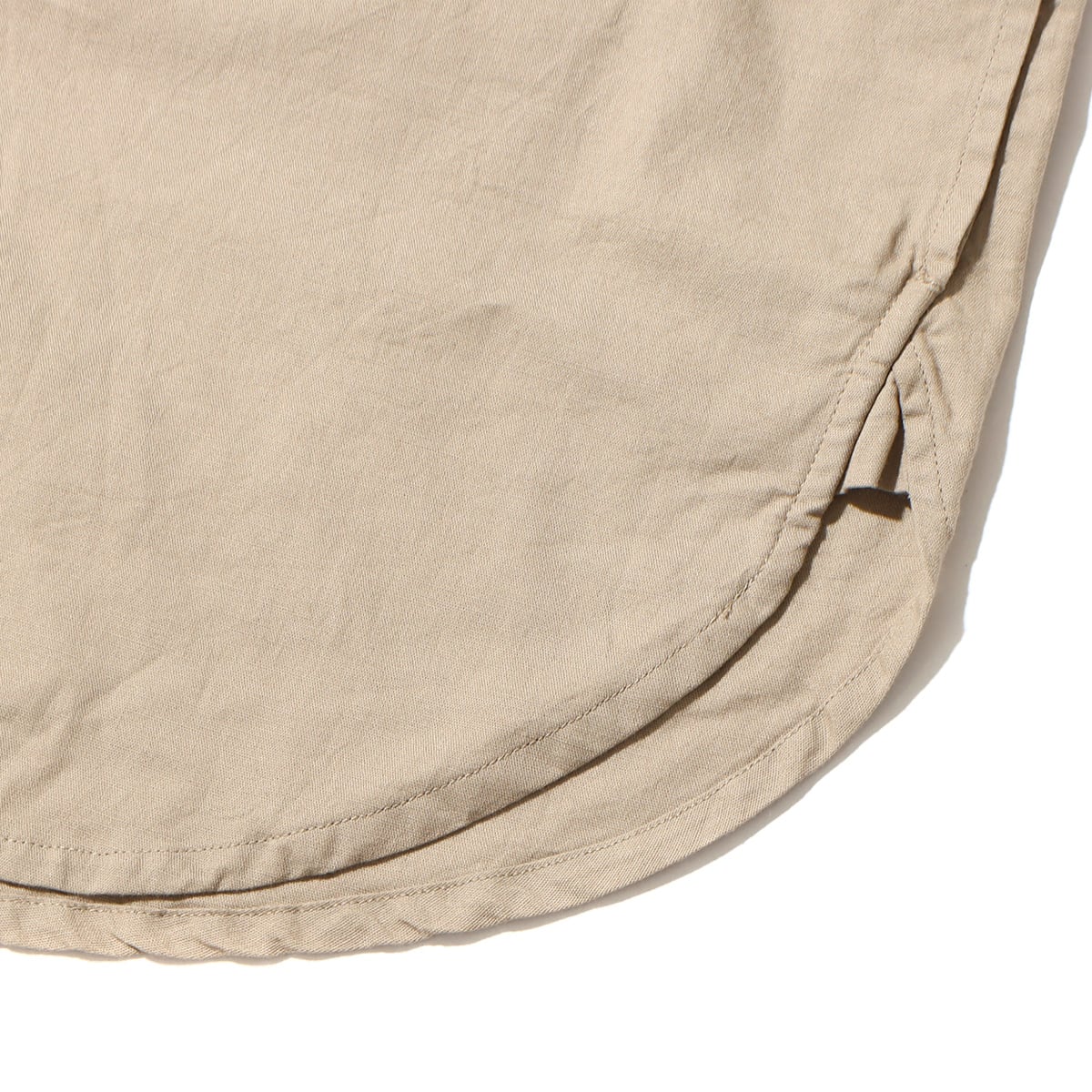 snow peak OG Cotton Poplin BD Shirt Beige 22FA-Iの画像