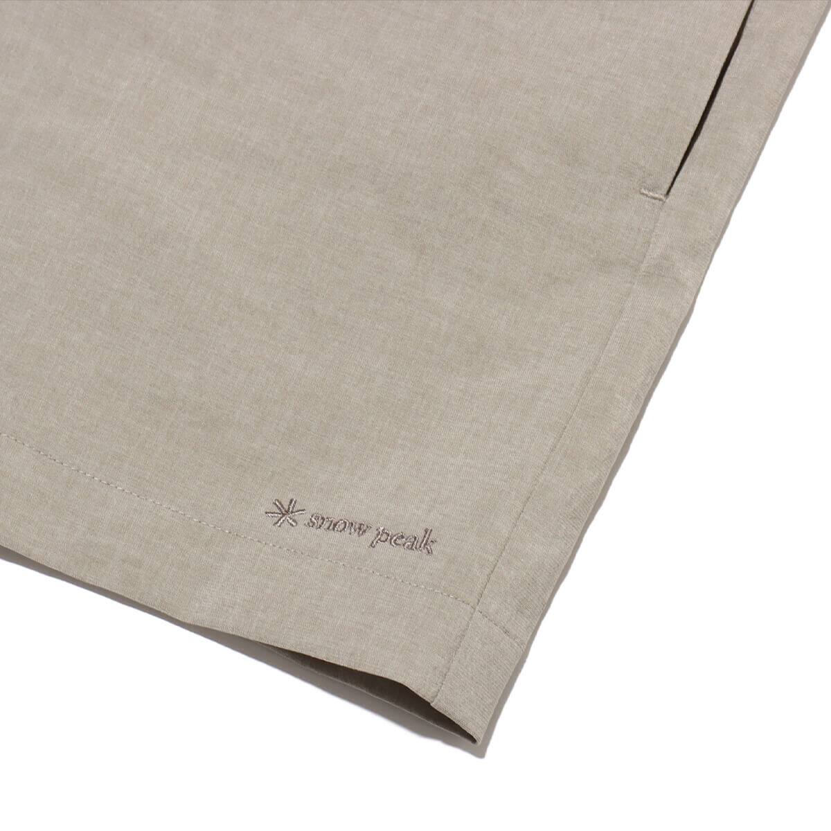 snow peak Pe Light Poplin Shirts Beige 24SP-Iの画像