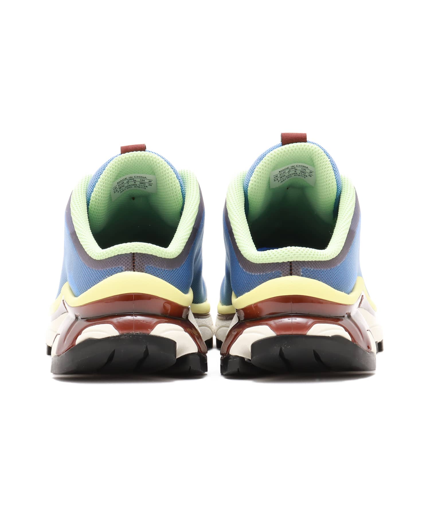MM6 x SALOMON XT-4 ミュール Ultramari/Rum Raisi/Yellow Iris