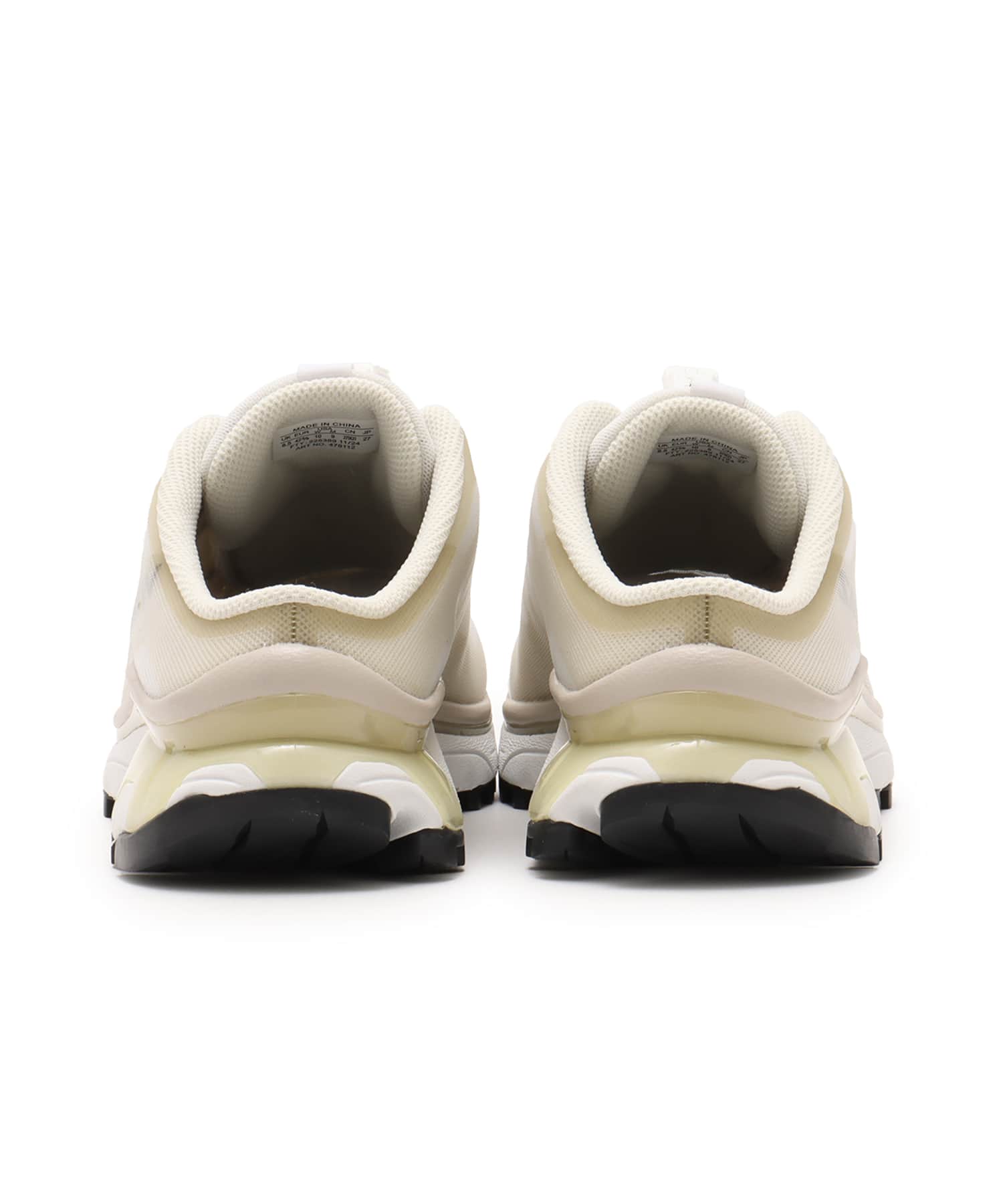 MM6 x SALOMON XT-4 ミュール White/Green Haz/Silverの画像