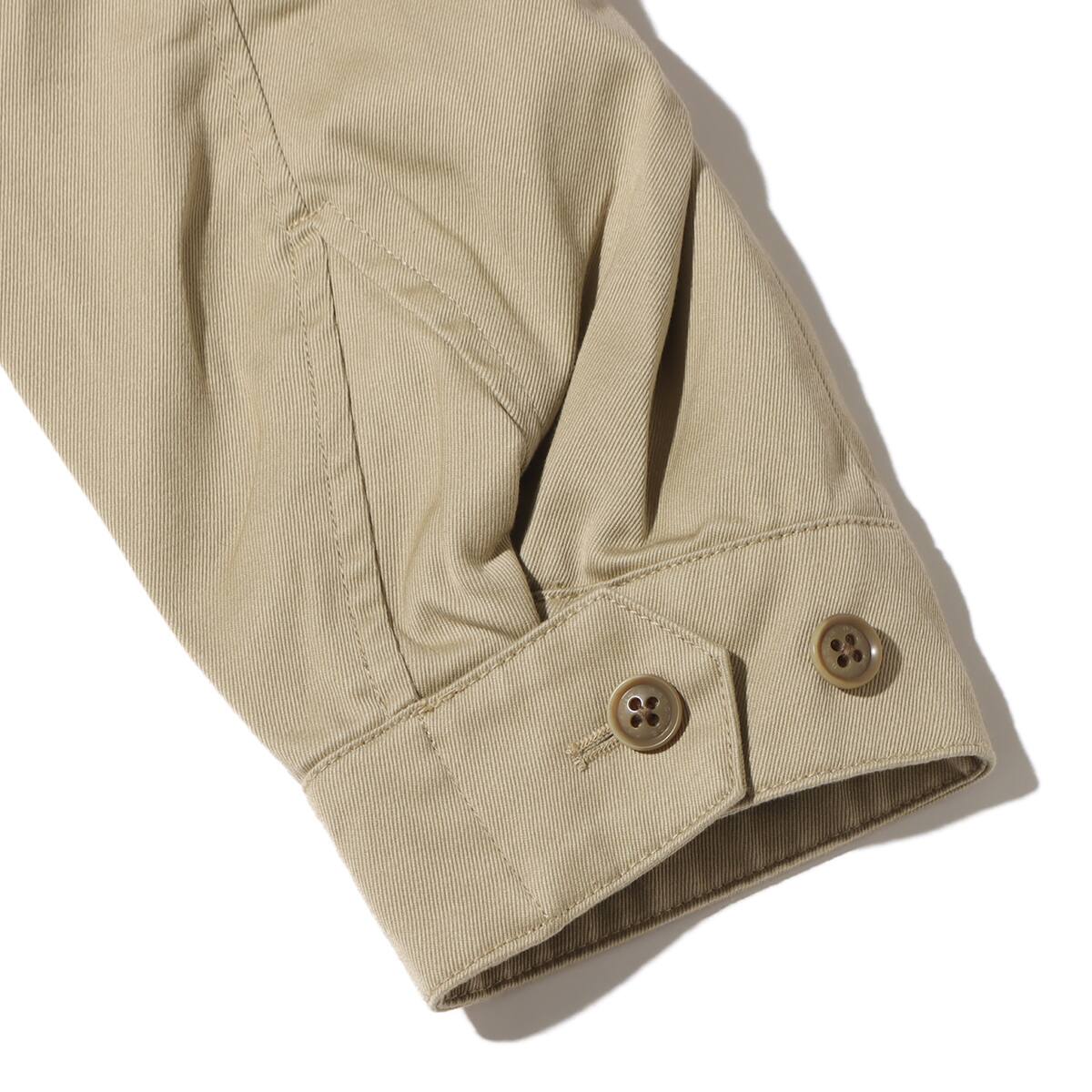 nanamica GORE-TEX INFINIUM Chino Crew Jacket Khaki 23FA-I