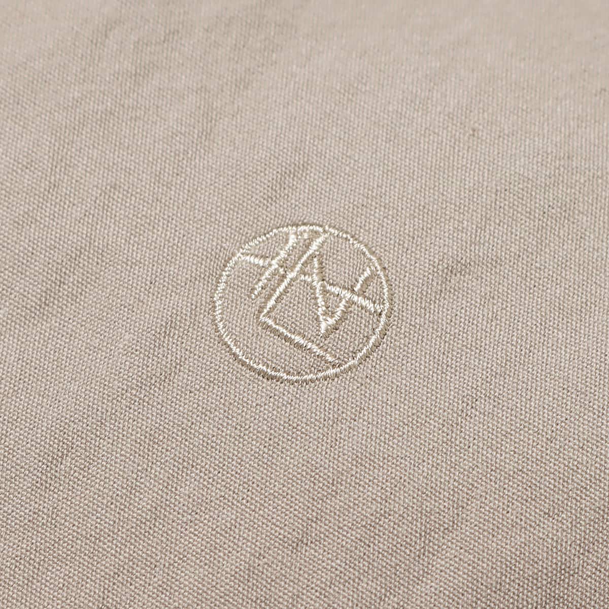 nanamica Regular Collar Wind H/S Shirt Light Taupe 23SP-Iの画像