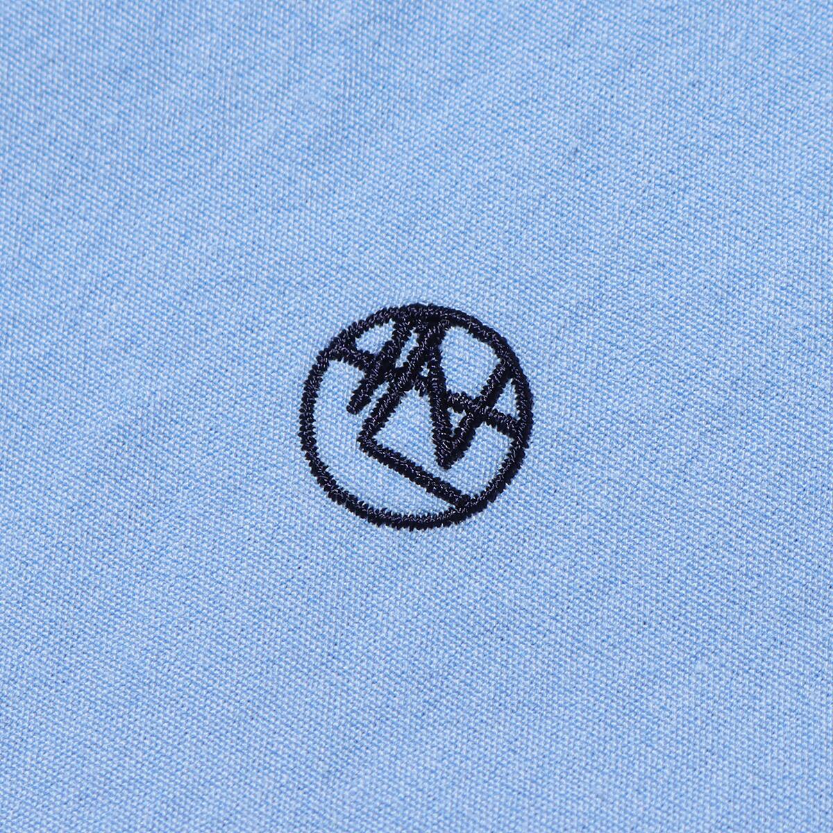 nanamica Regular Collar Wind H/S Shirt Sax 23SP-Iの画像