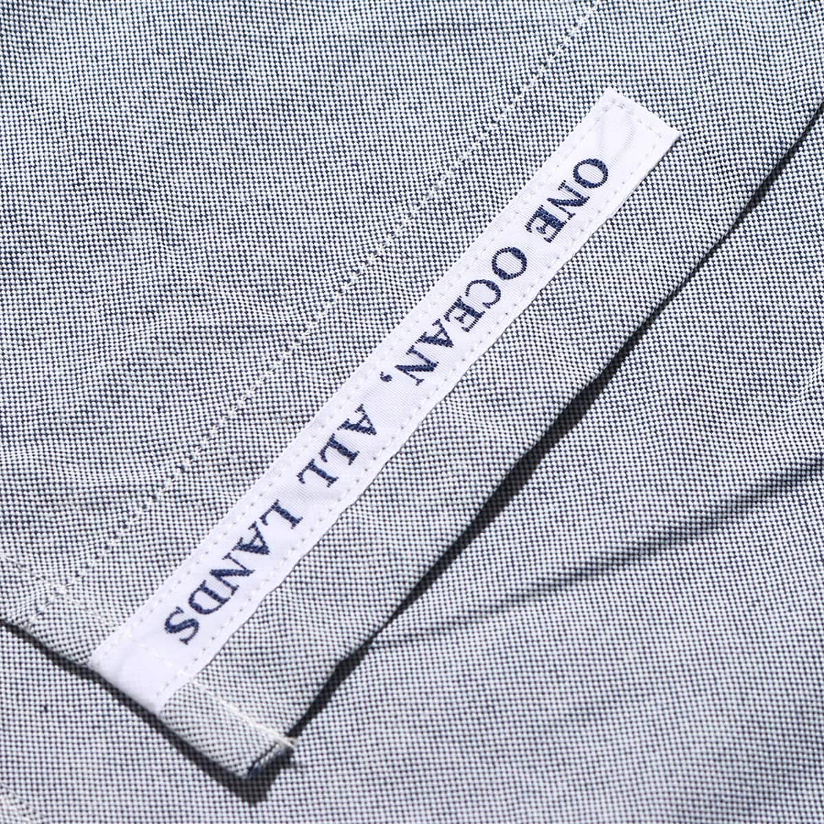 nanamica Button Down Wind Shirt Grayish Navy 23SP-Iの画像