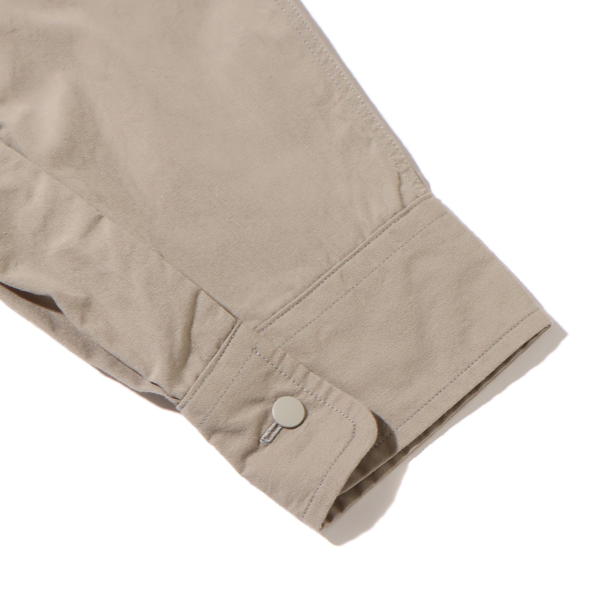 nanamica Regular Collar Wind Shirt Light Taupe 23SP-Iの画像