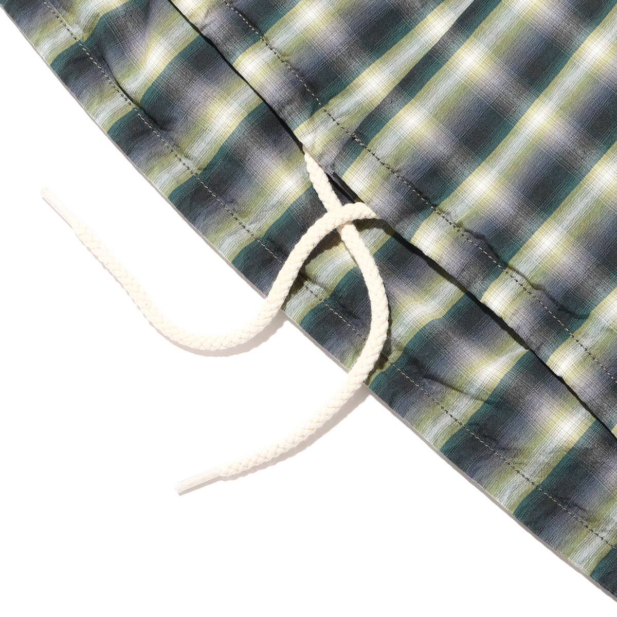 nanamica Open Collar Wind H/S Shirt Khaki 23SP-Iの画像