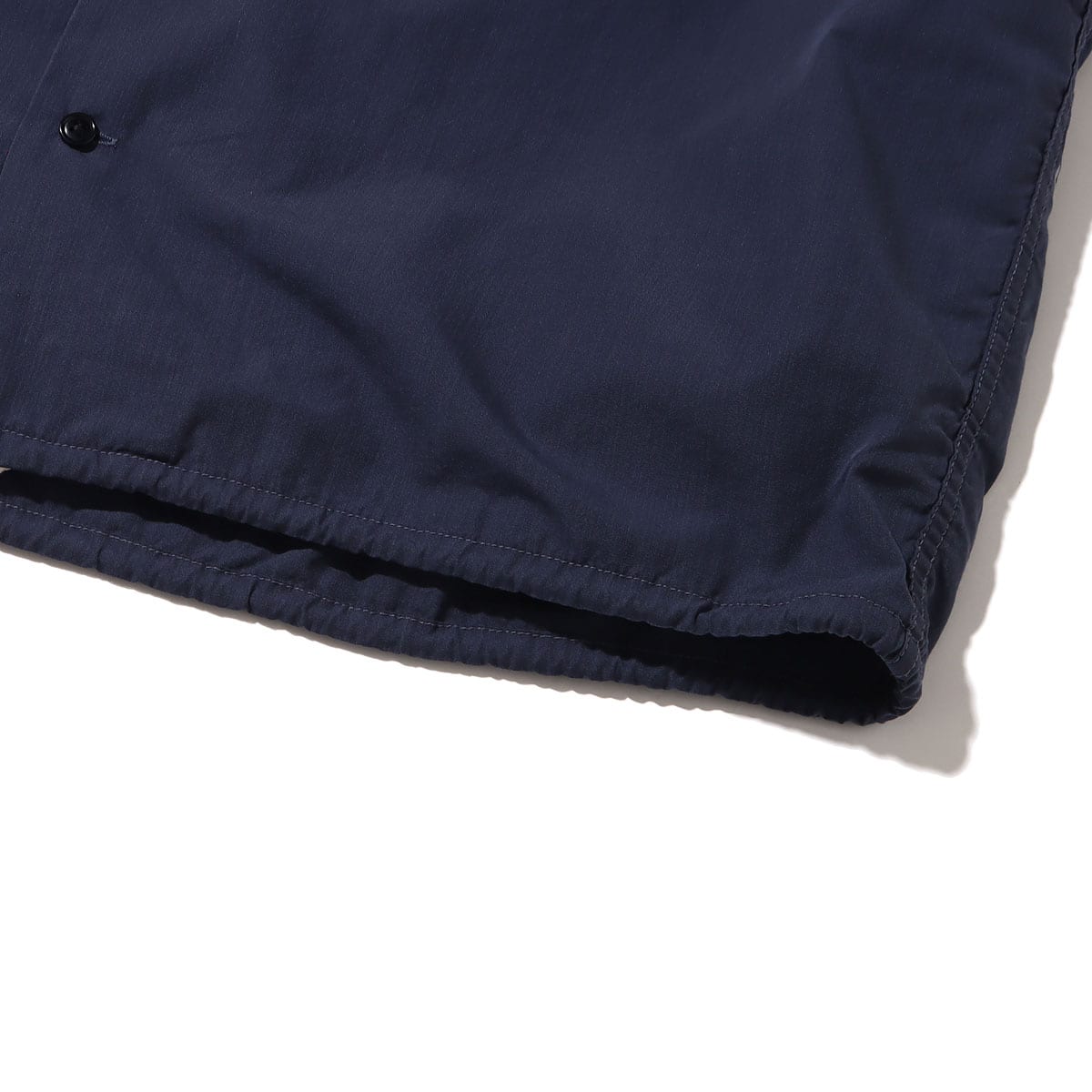 nanamica Open Collar Wind H/S Shirt Marine Navy 23SP-Iの画像