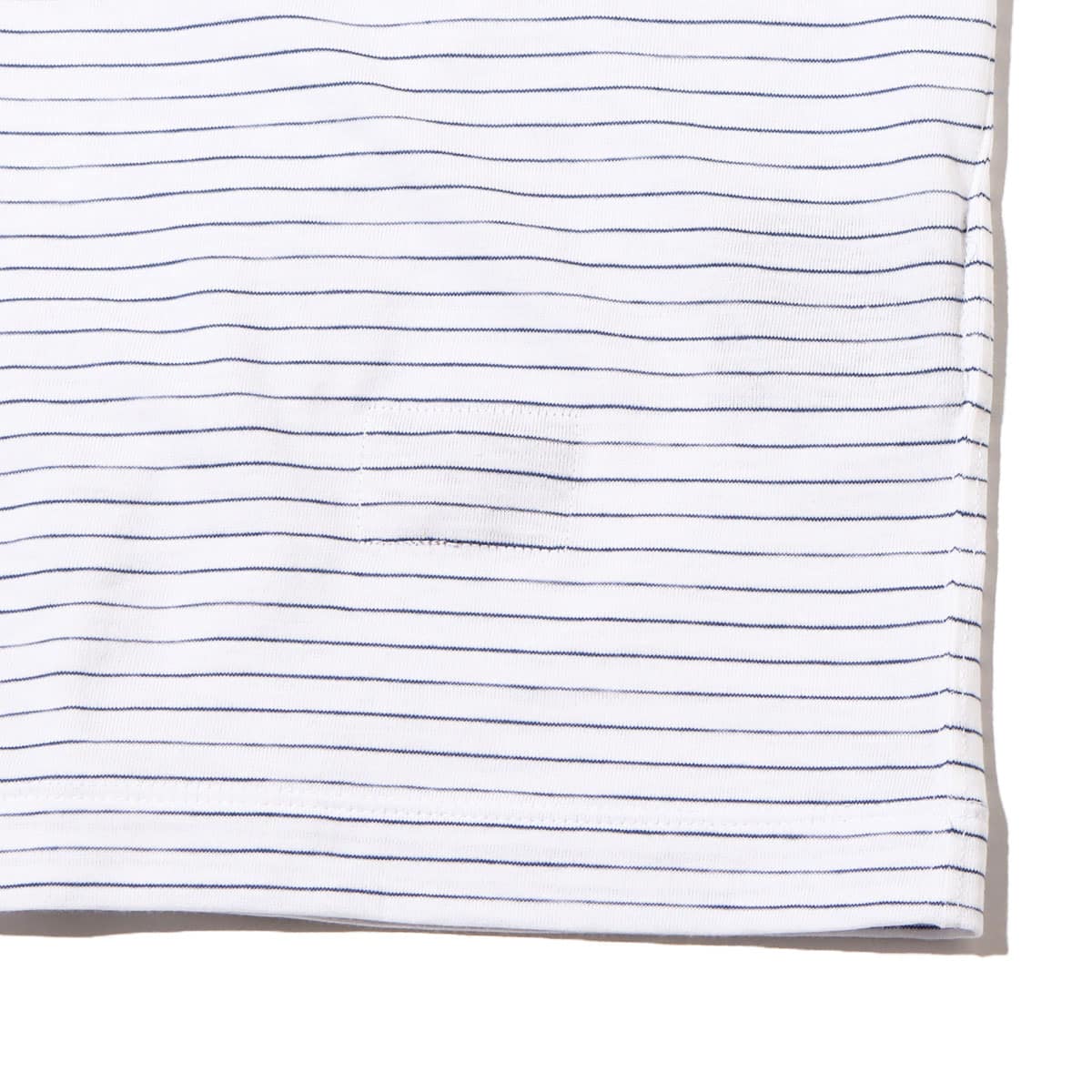 nanamica OOAL KODENSHI Stripe H/S Tee White 23SP-Iの画像