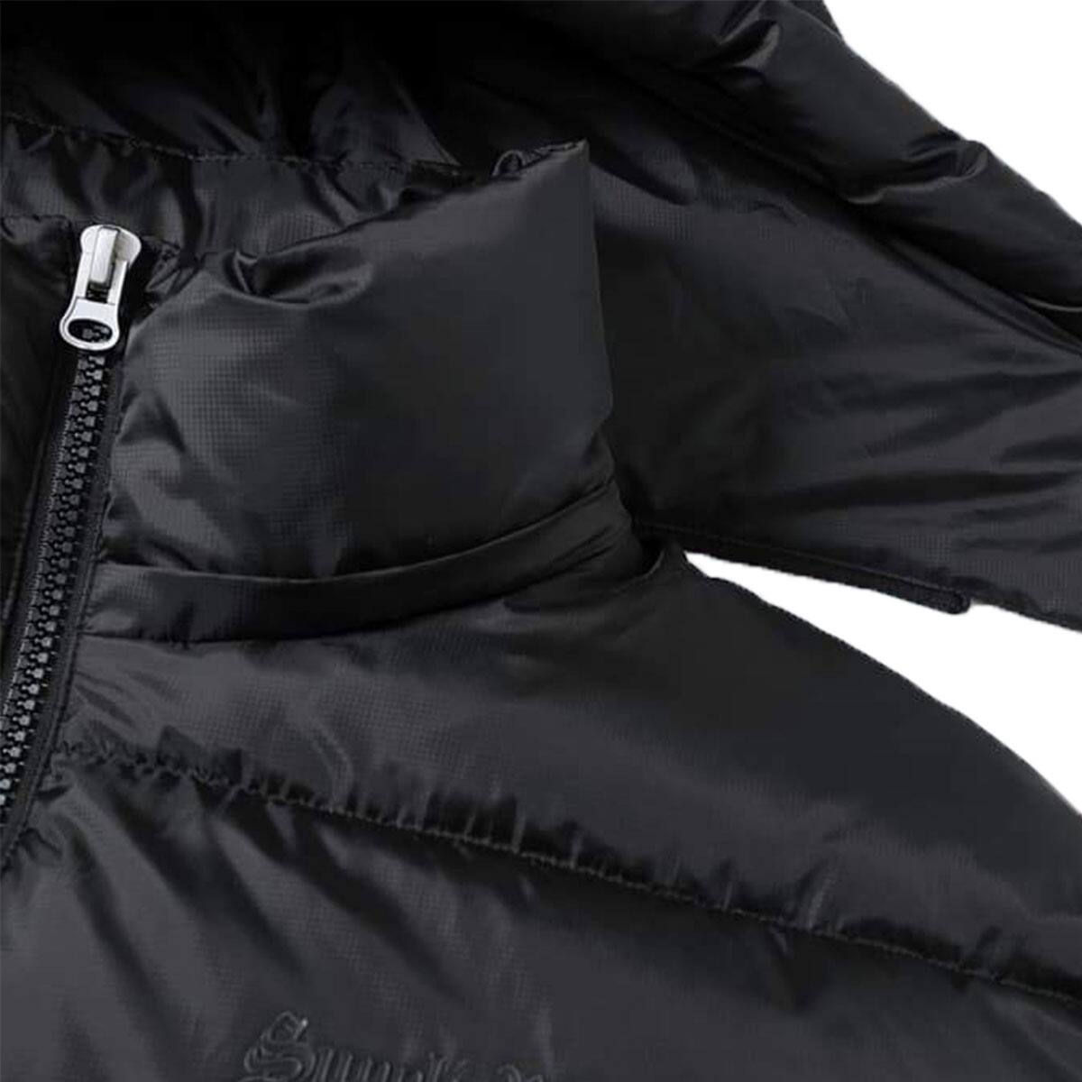 SUPPLIER DETACHABLE HOOD PUFFER BLACK 21FA-I