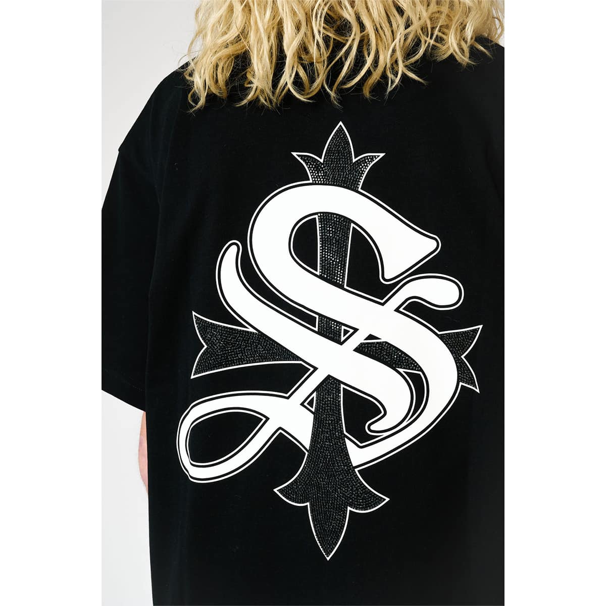 SUPPLIER CROSS TEE BLACK 22SU-I