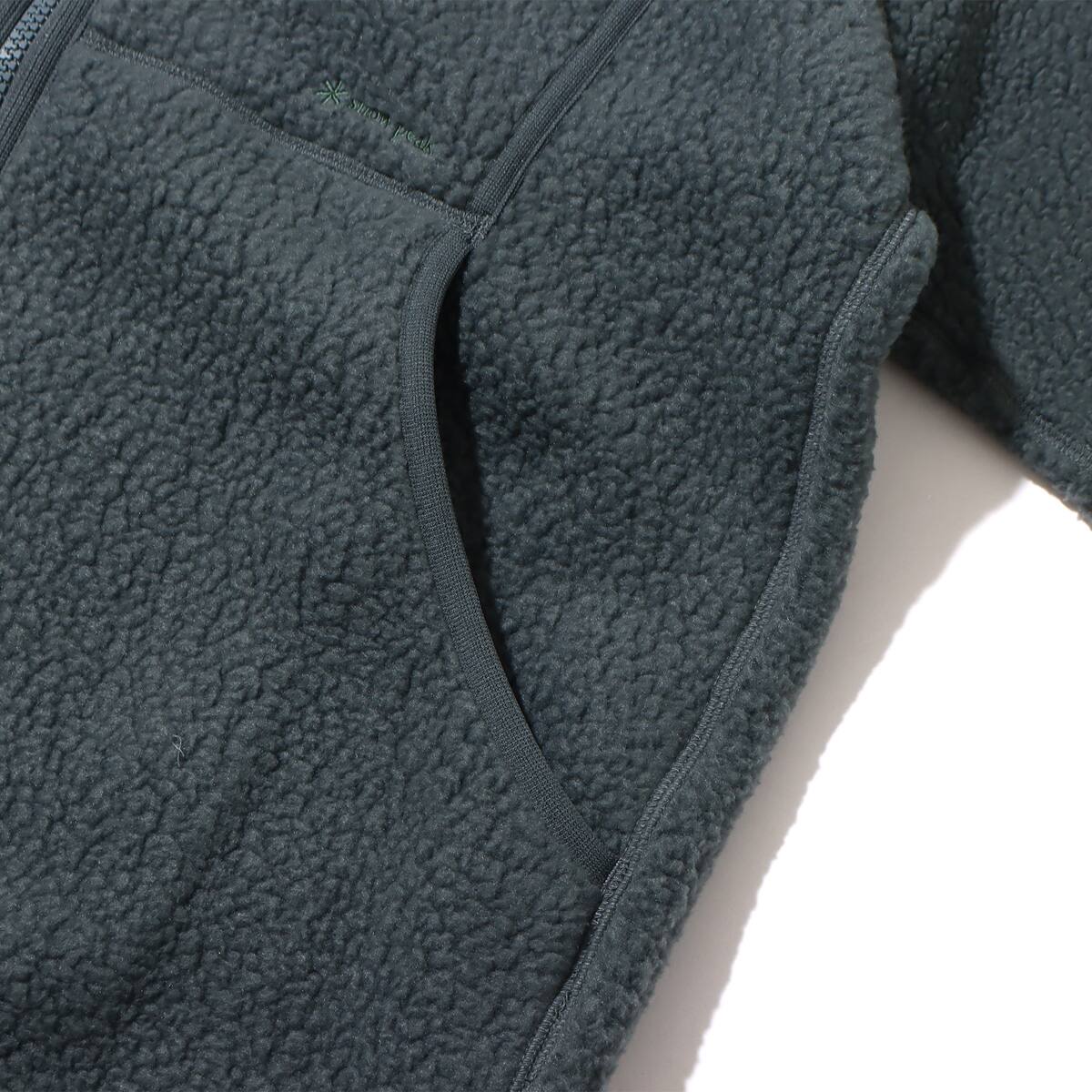 snow peak Thermal Boa Fleece Jacket Forestgreen 22FA-Iの画像