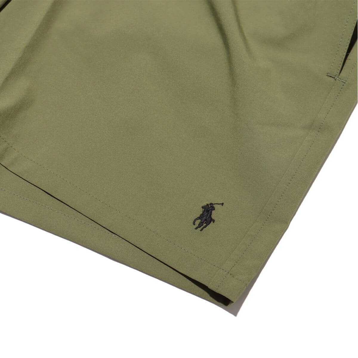 POLO RALPH LAUREN TRAVELER SWIM SHORT OLIVE の画像