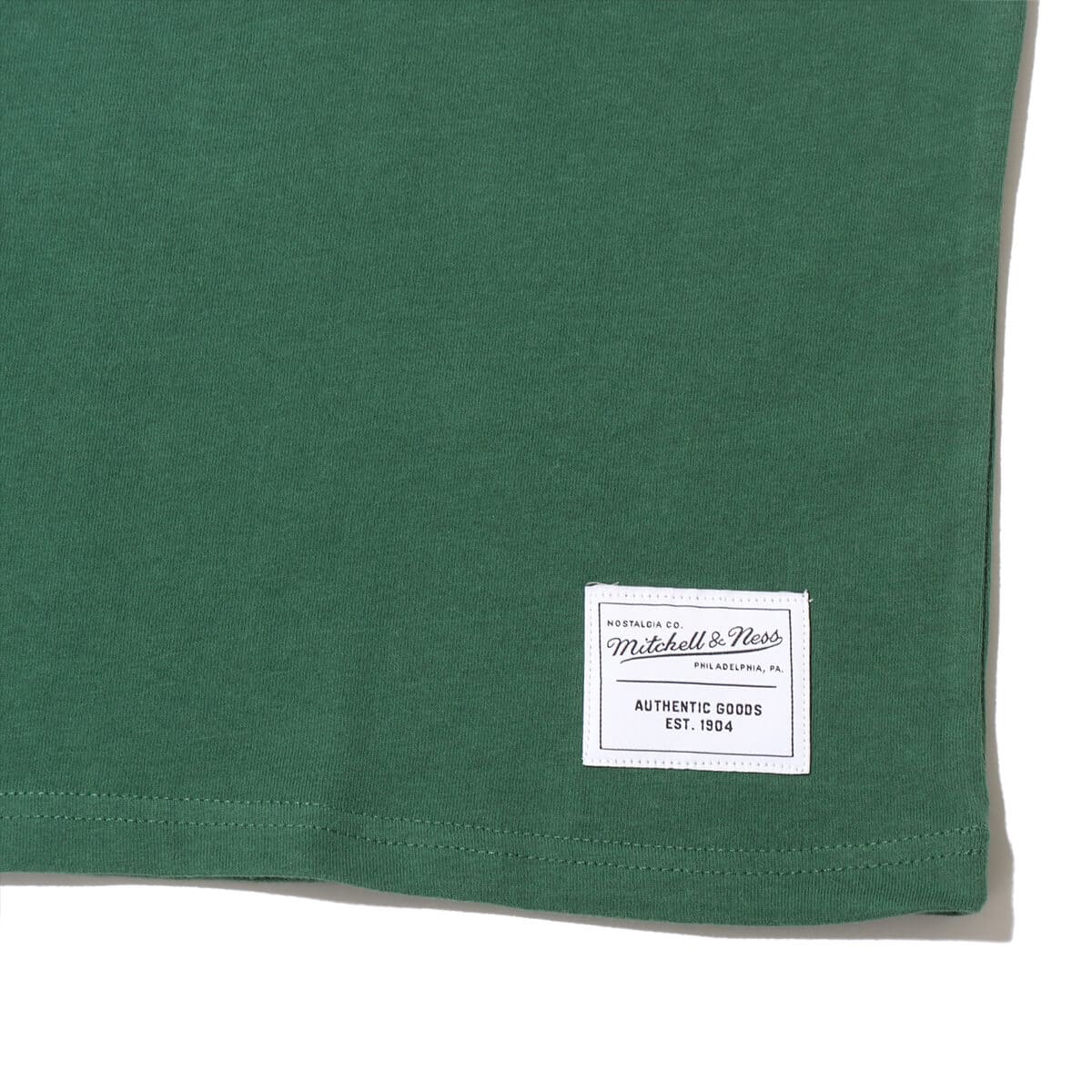 Mitchell & Ness BRANDED M&N HERITAGE PREMIUM TEE GREEN 24SS-Iの画像
