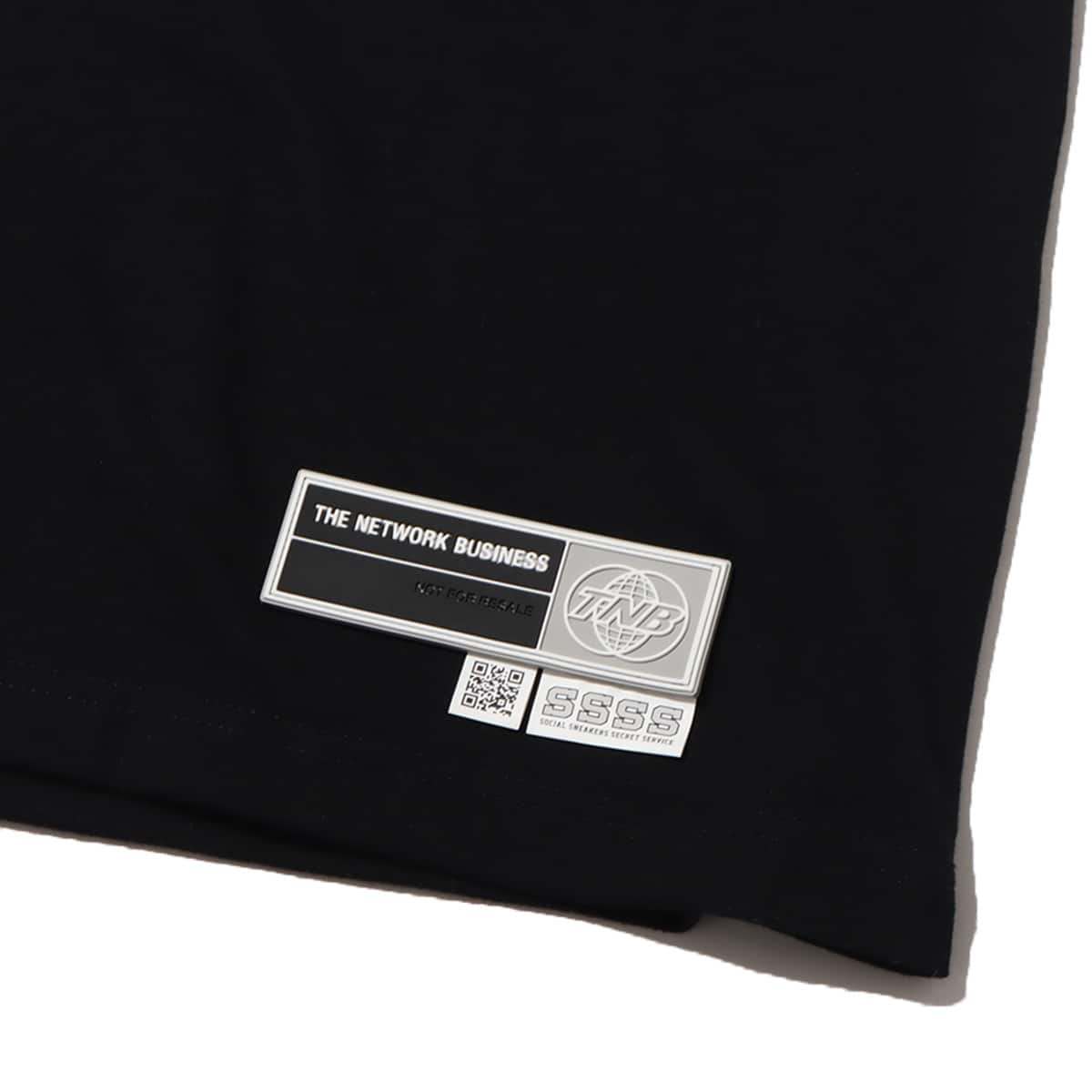 THE NETWORK BUSINESS THREE ARCH LOGO TEE BLACK 22SU-Iの画像