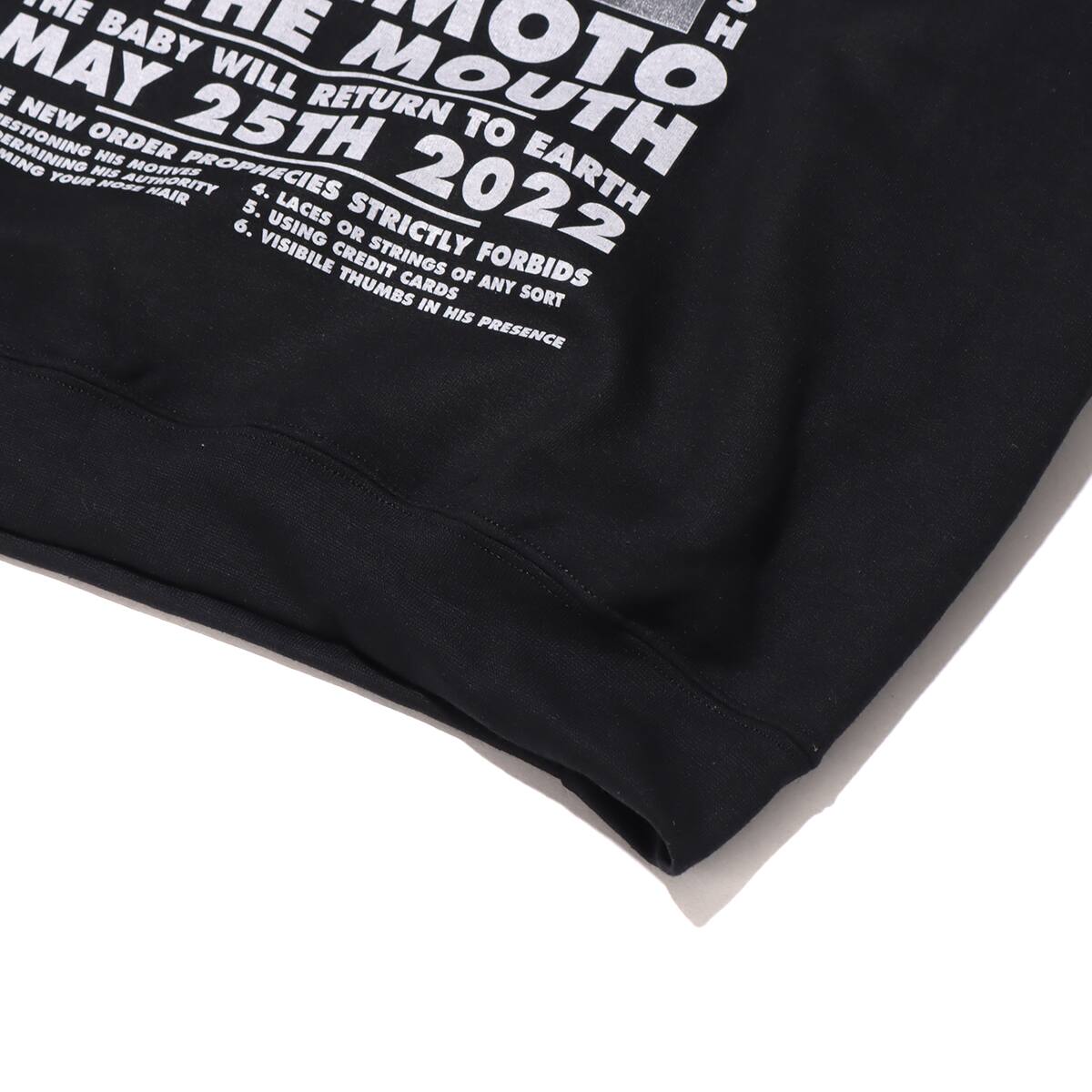 THE NEW ORDER NISHIMOTO IS THE MOUTH CREW NECK BLACK 21SP-I